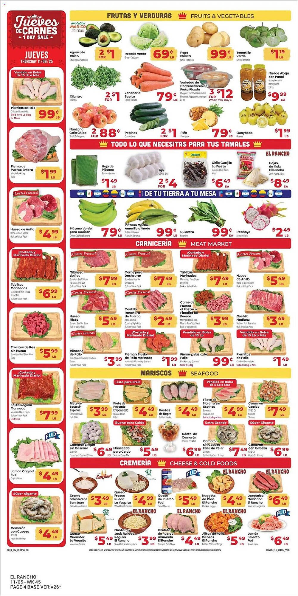 Supermercado El Rancho weekly ad (2025-11-05 - 2025-11-12) | 4