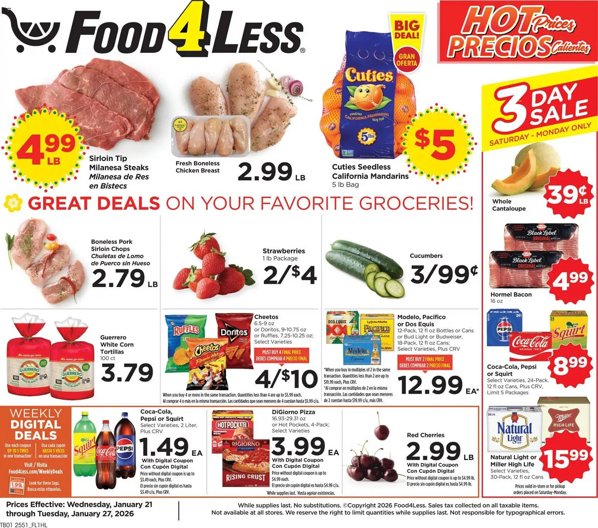 Food 4 Less weekly ad