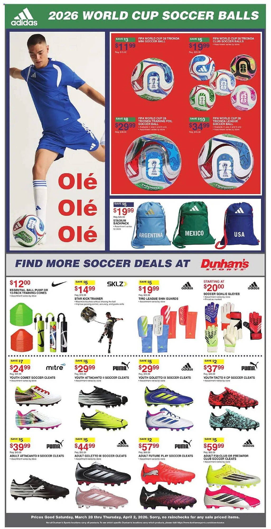 Dunham's Sports weekly ad