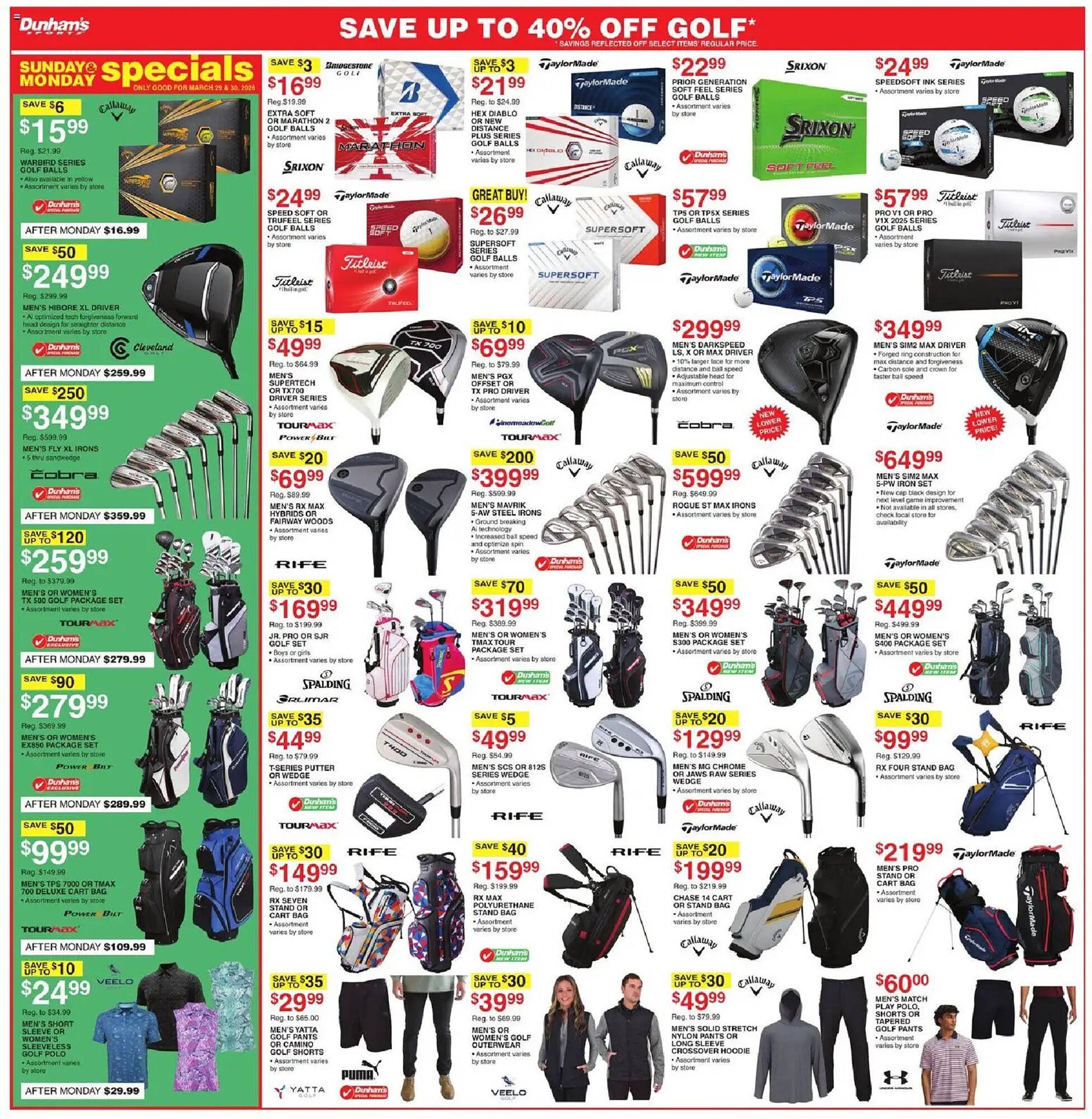 Dunham's Sports weekly ad