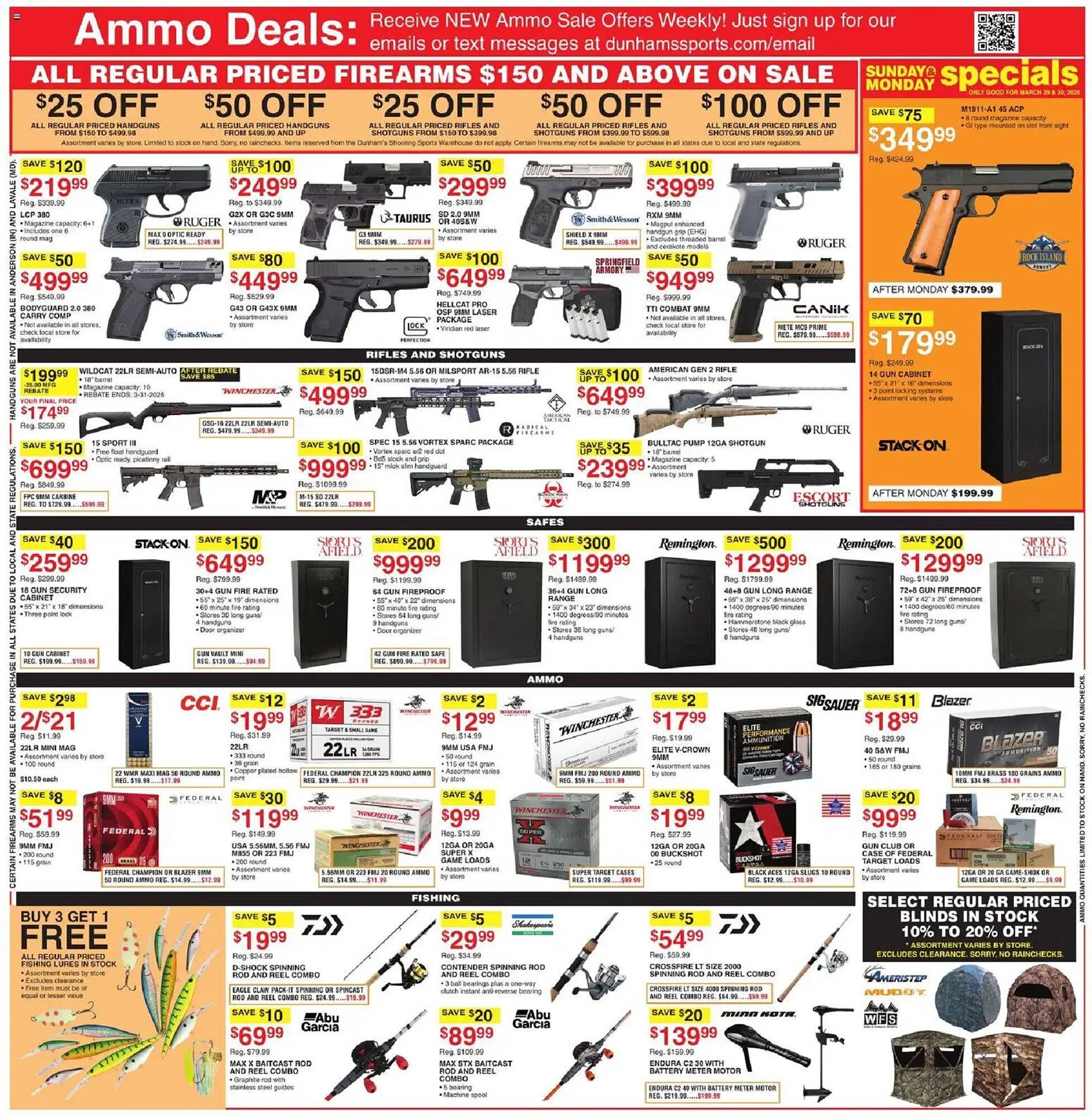 Dunham's Sports weekly ad