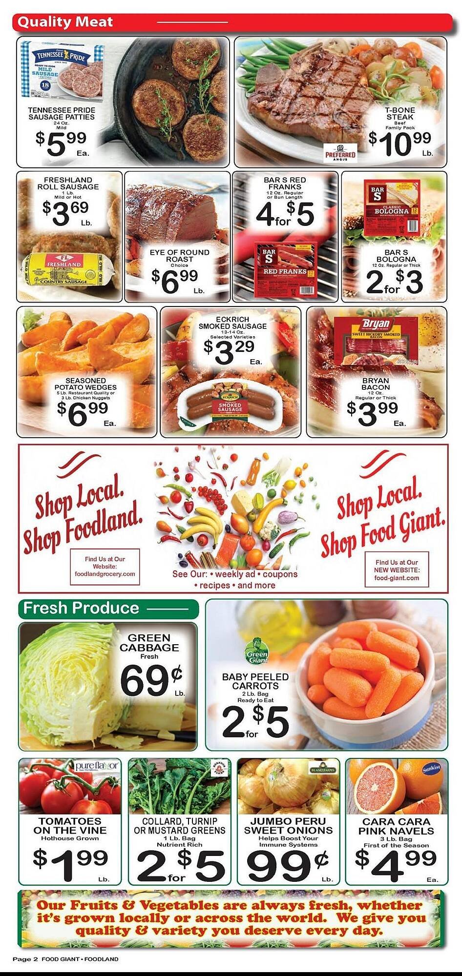 Foodland weekly ad