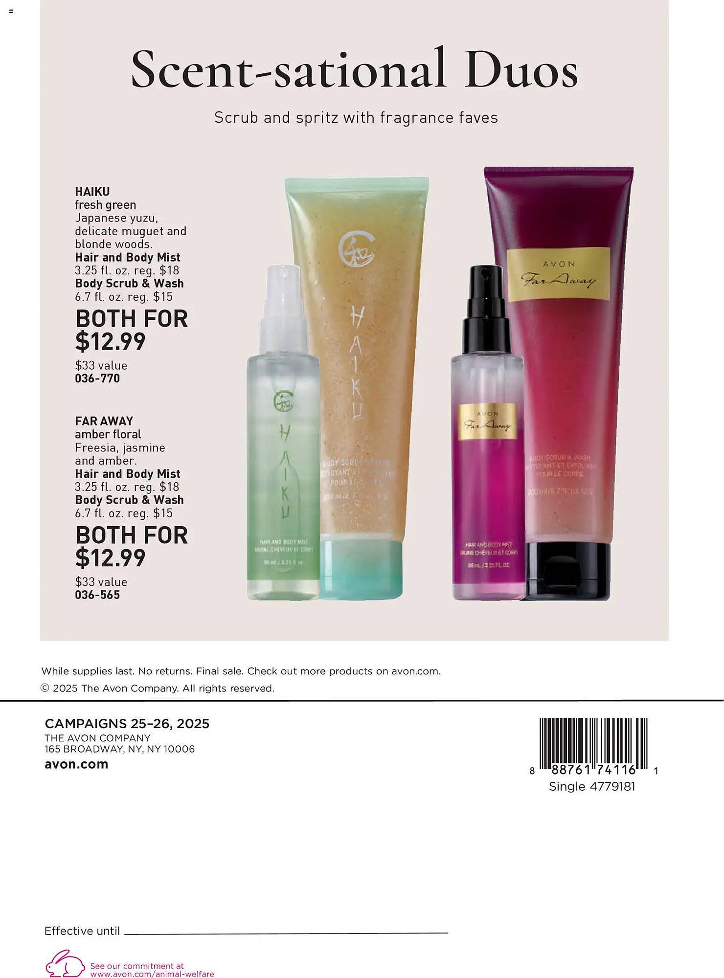 Avon weekly ad
