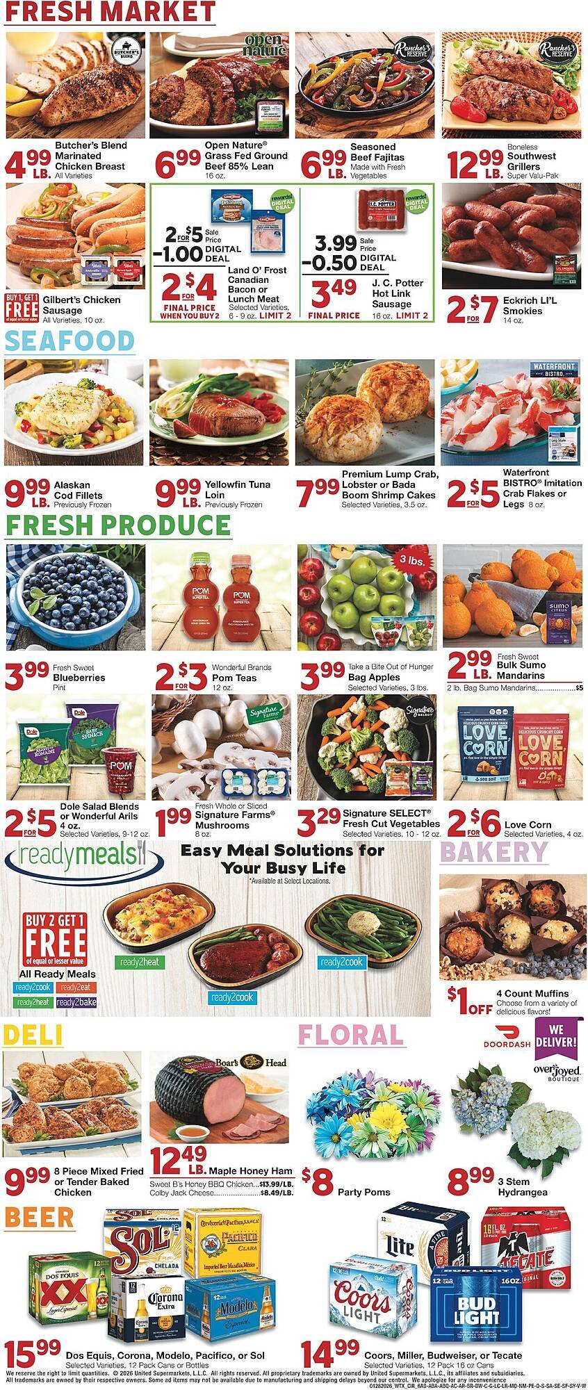 United Supermarkets weekly ad