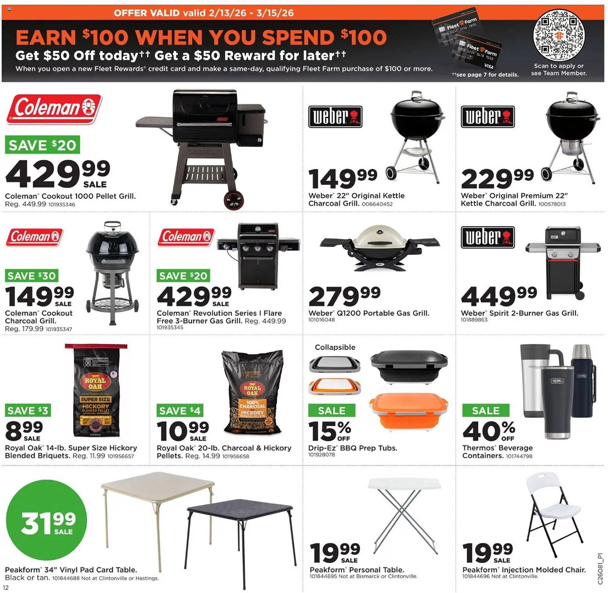 Mills Fleet Farm weekly ad