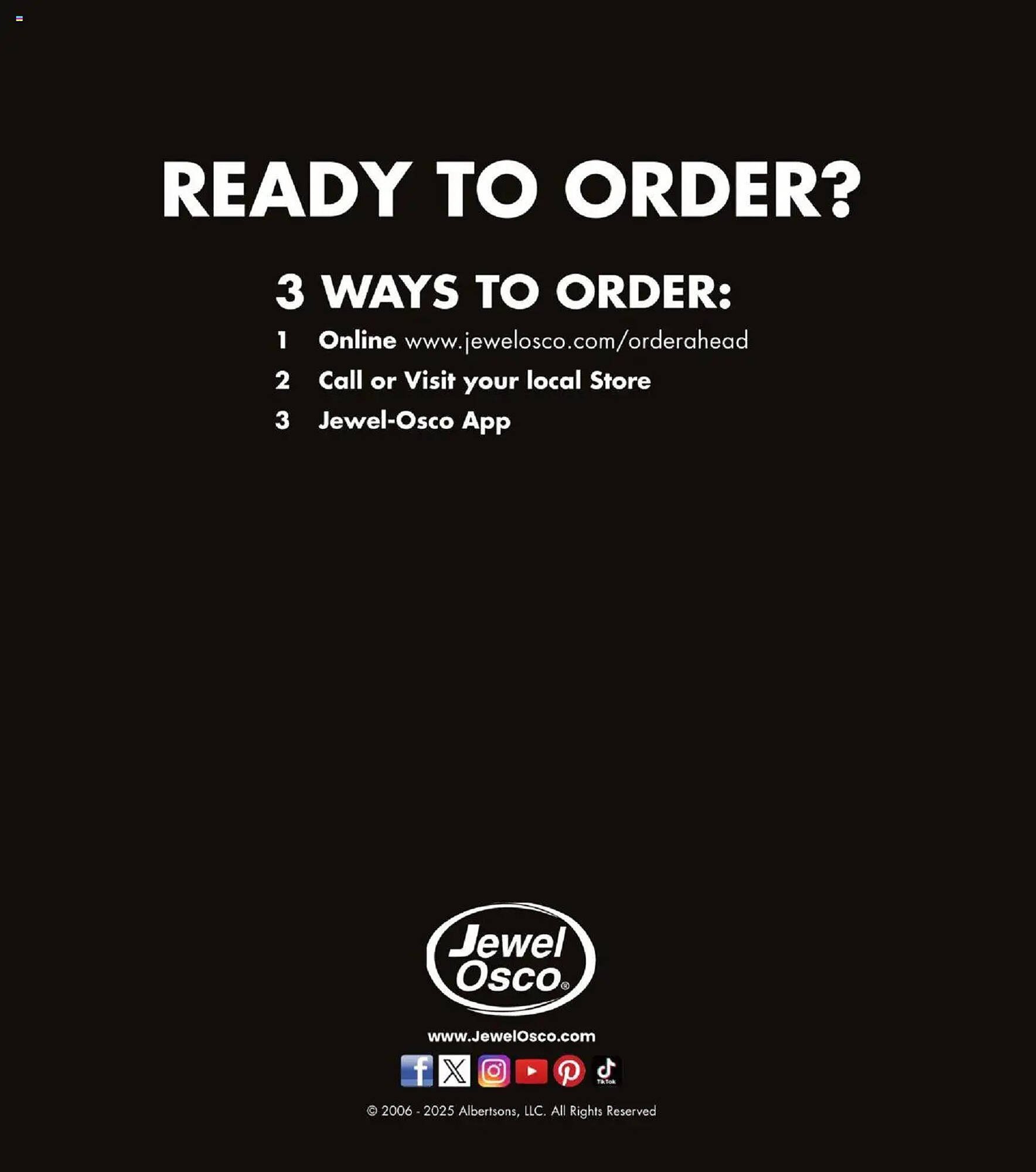 Jewel-Osco weekly ad (2025-10-11 - 2026-01-01) | 28