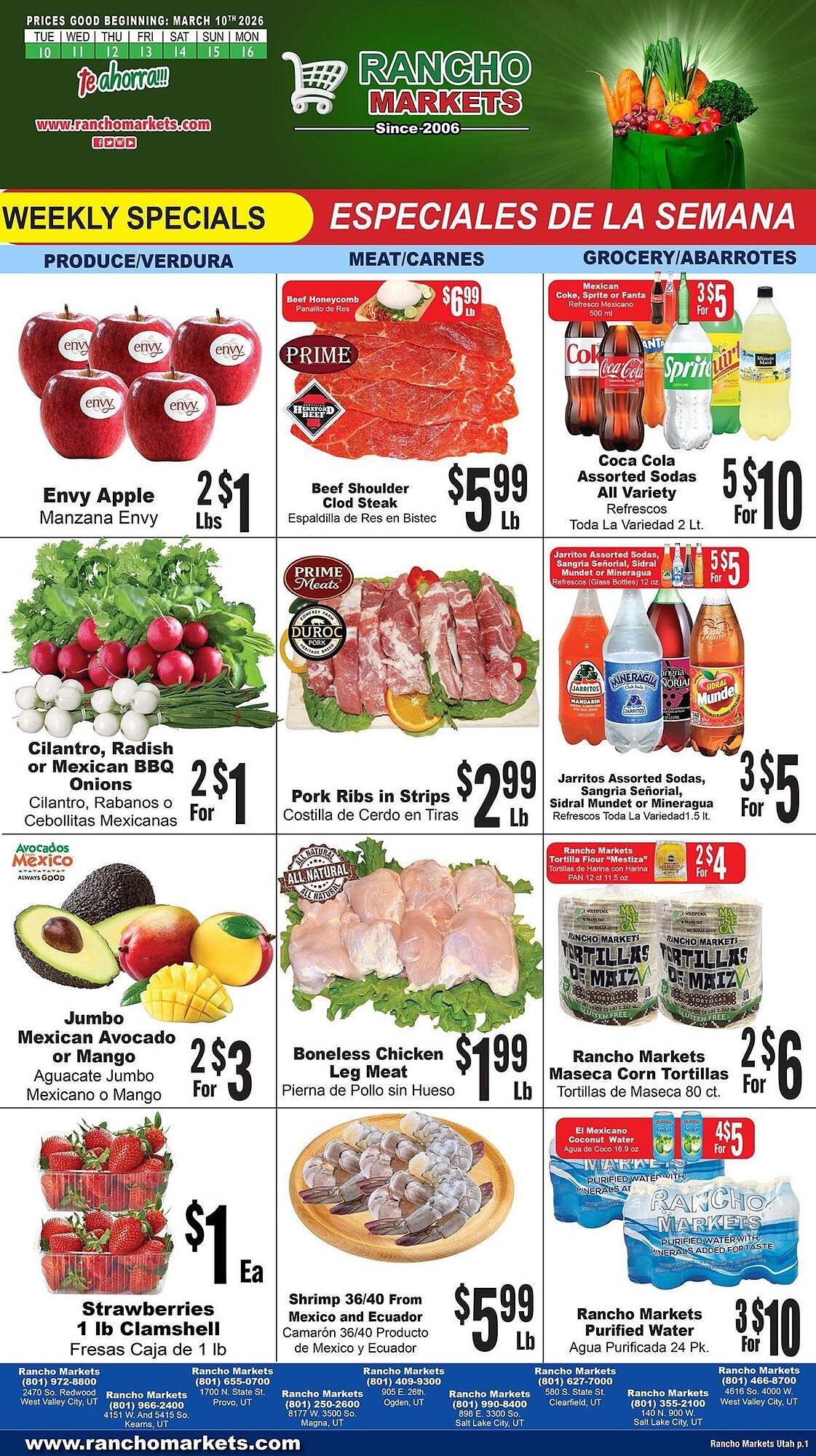 Rancho Markets weekly ad