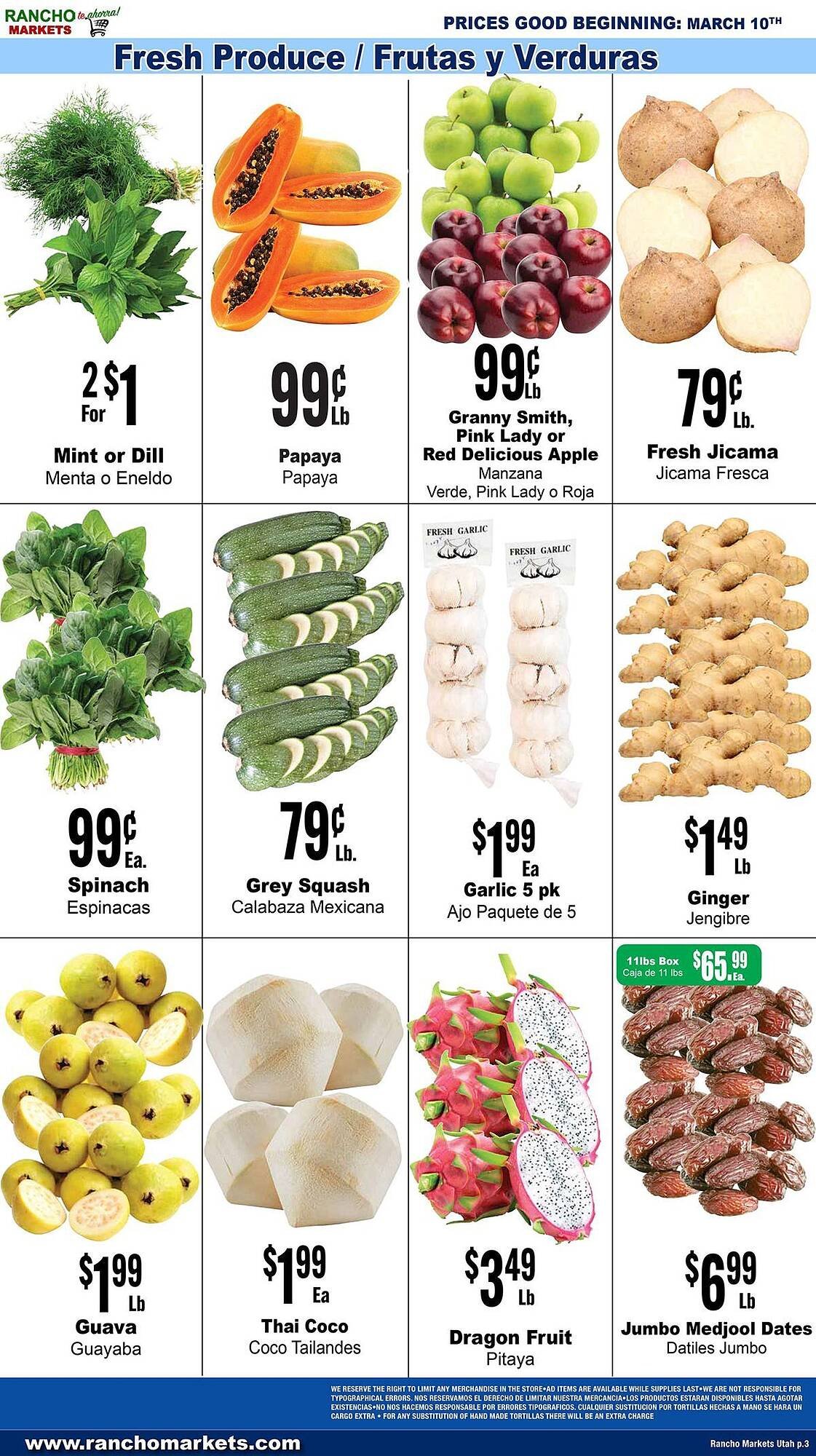 Rancho Markets weekly ad