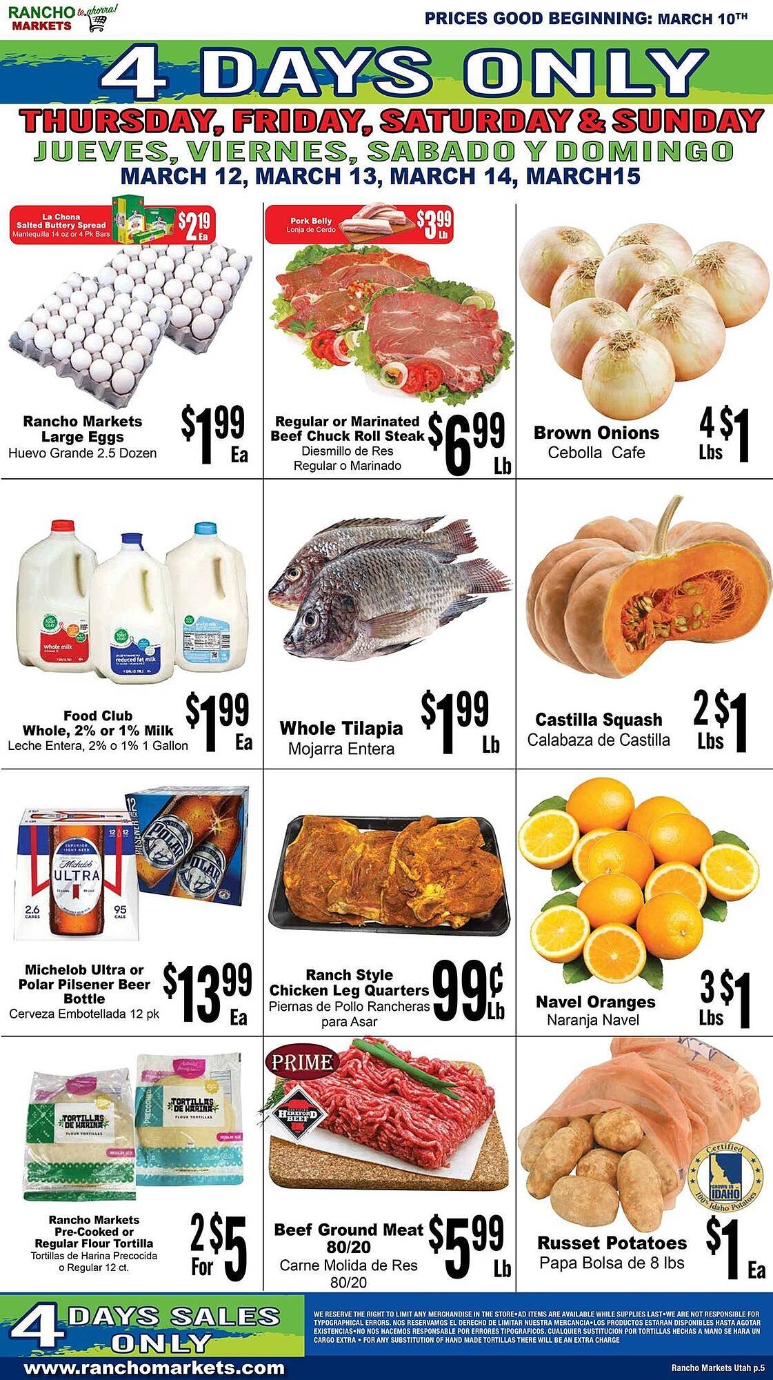 Rancho Markets weekly ad