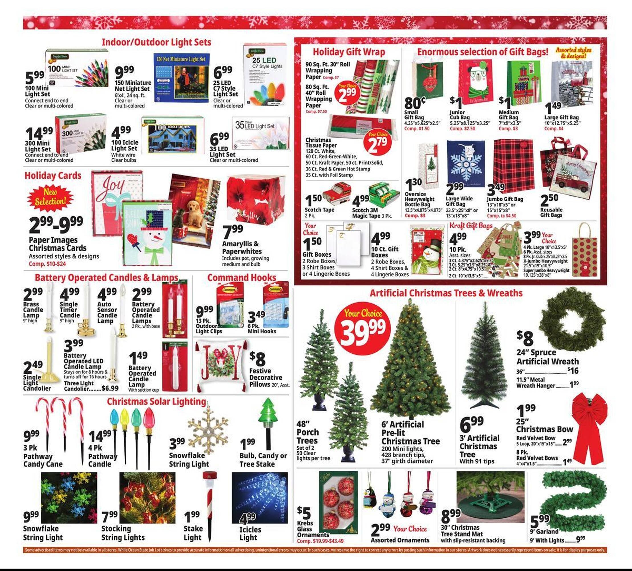 Ocean State Job Lot flyer