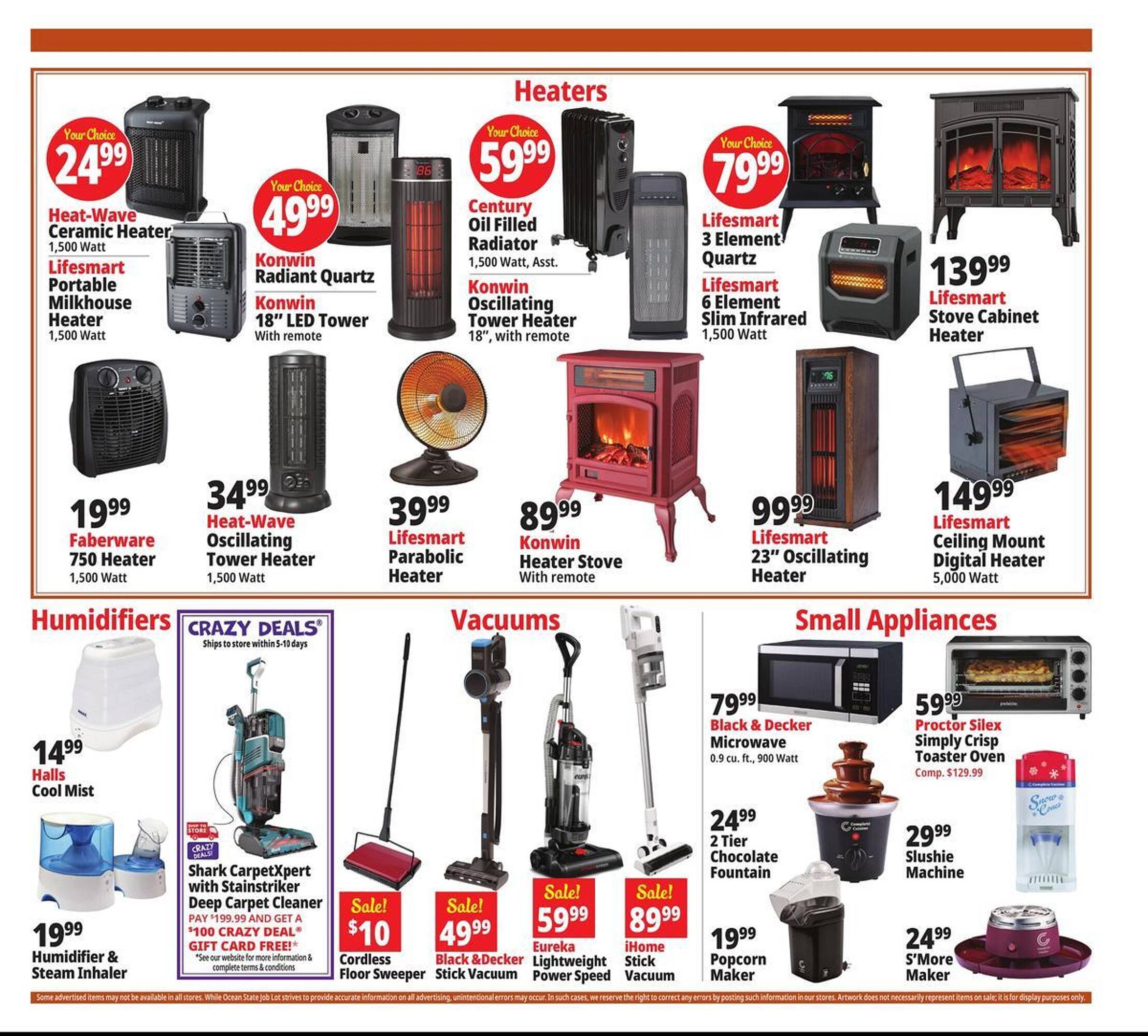 Ocean State Job Lot flyer