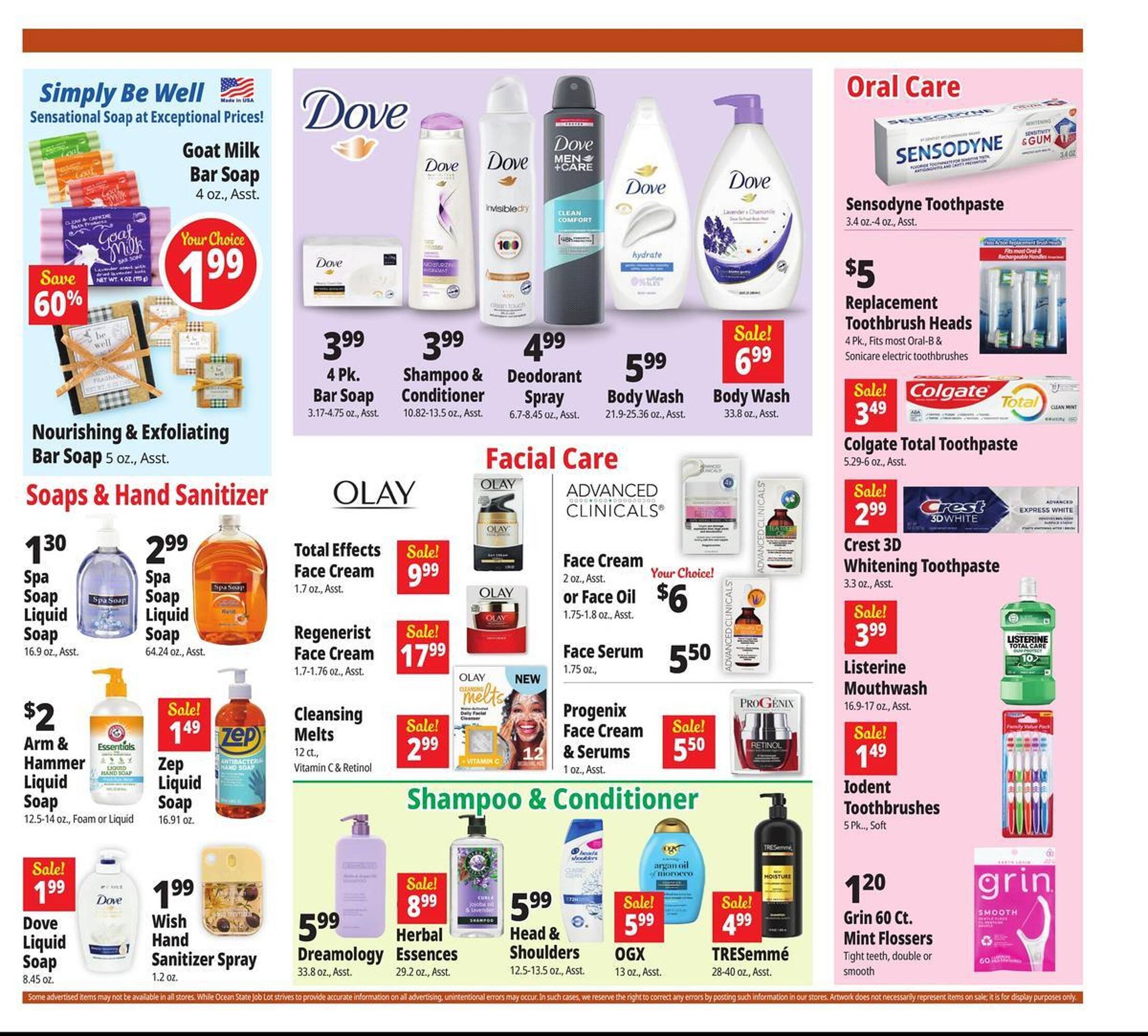 Ocean State Job Lot flyer