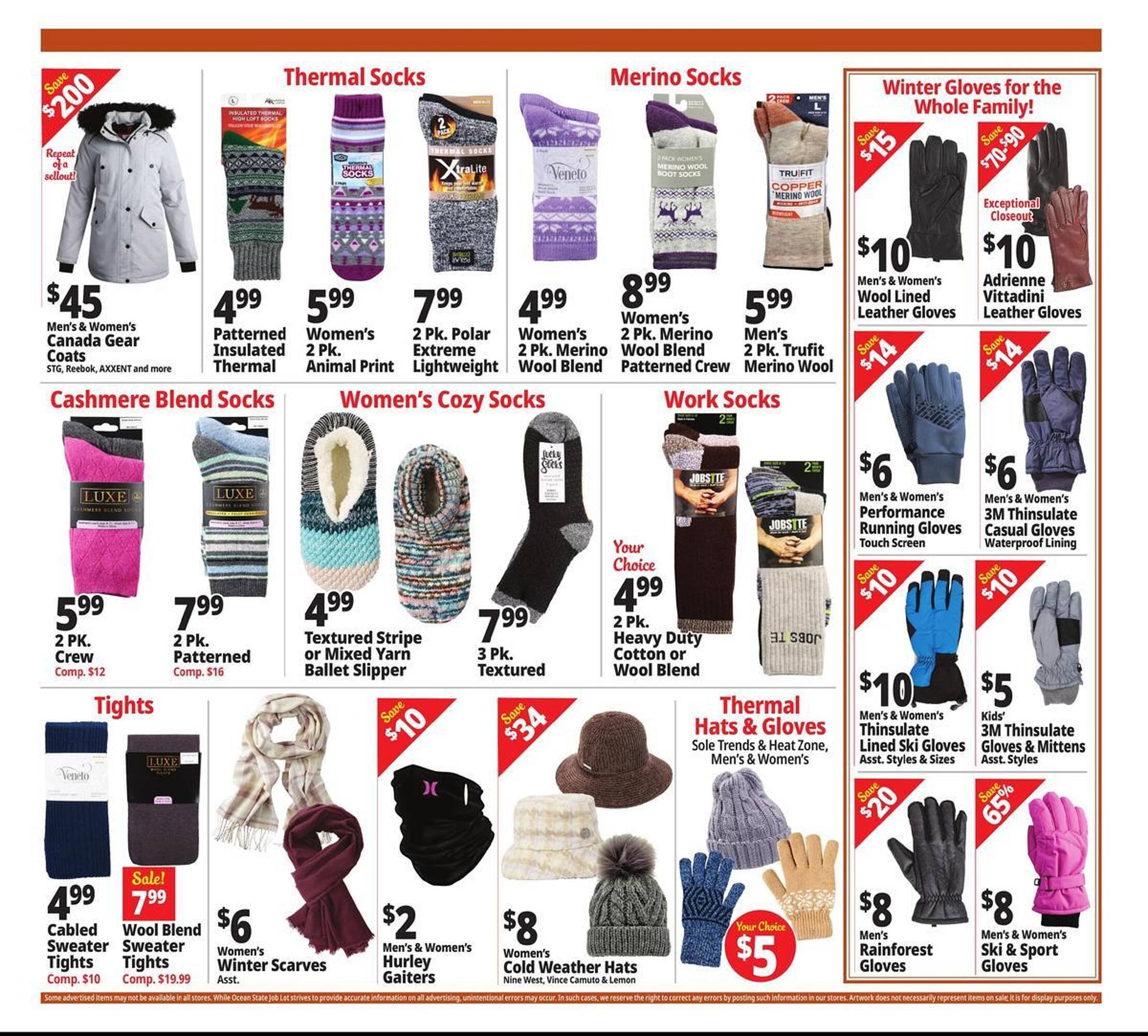 Ocean State Job Lot flyer