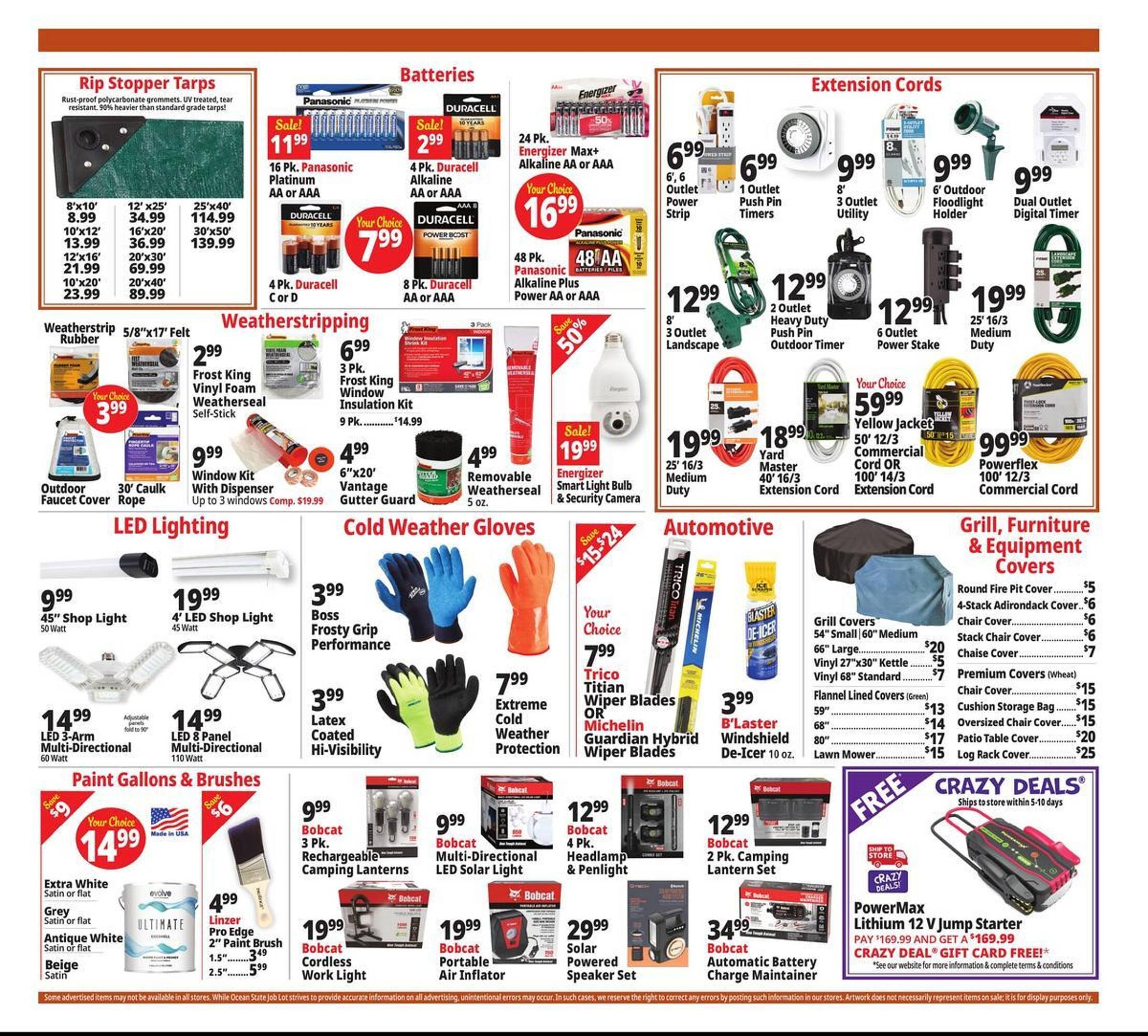 Ocean State Job Lot flyer