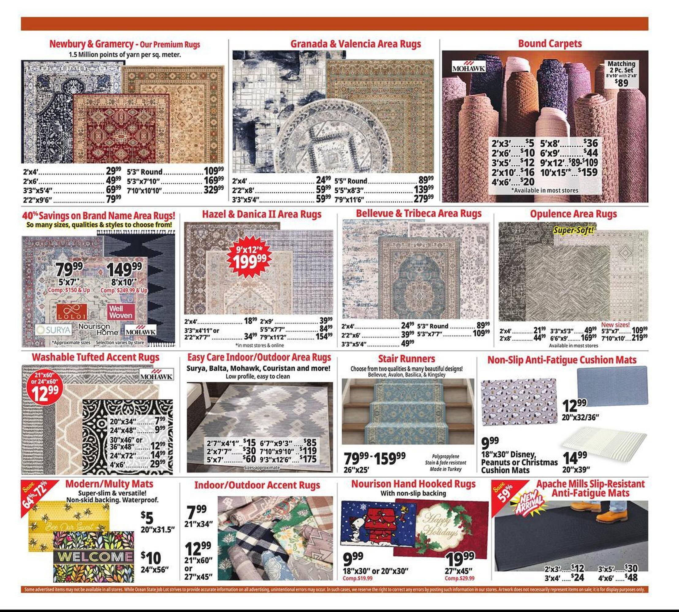 Ocean State Job Lot flyer