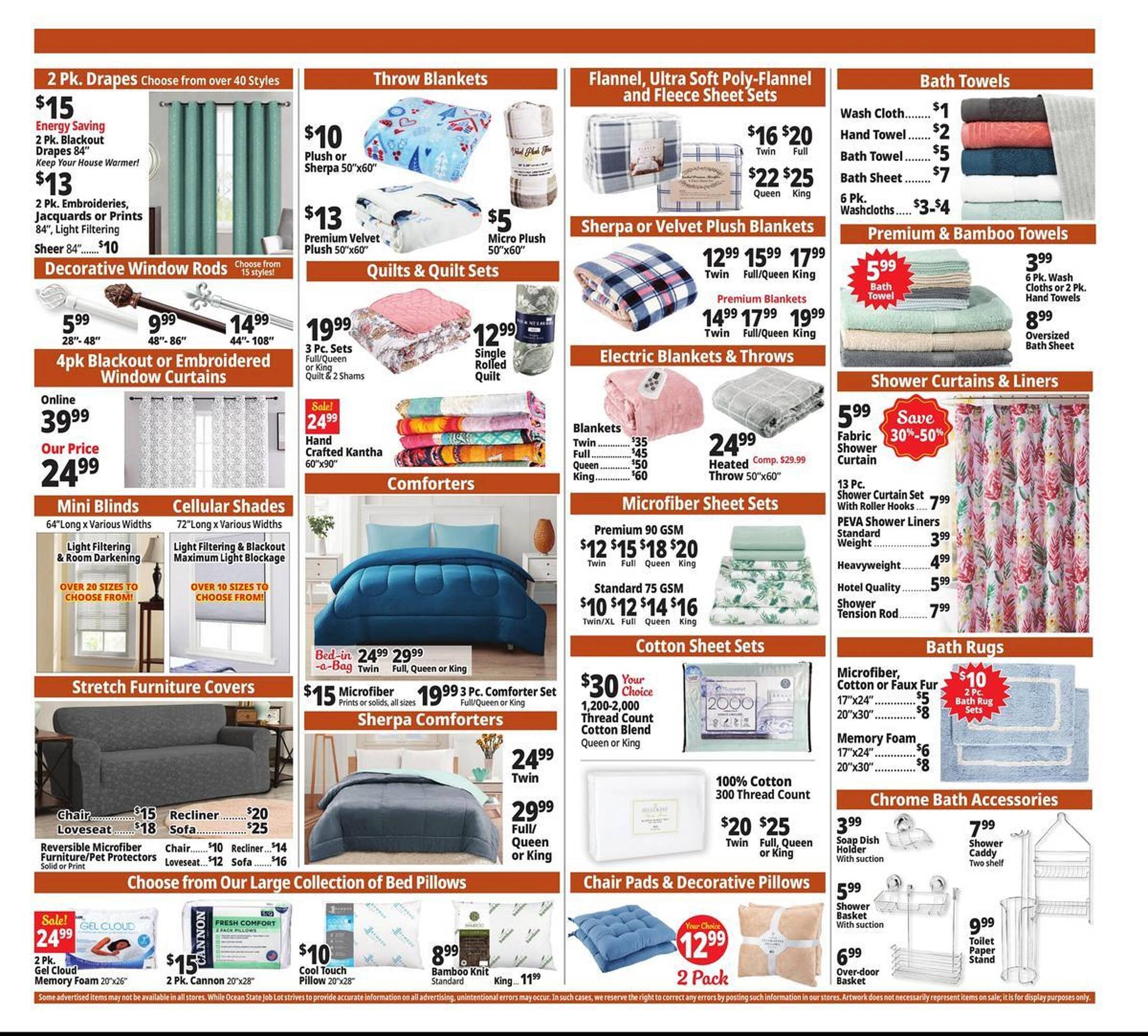 Ocean State Job Lot flyer