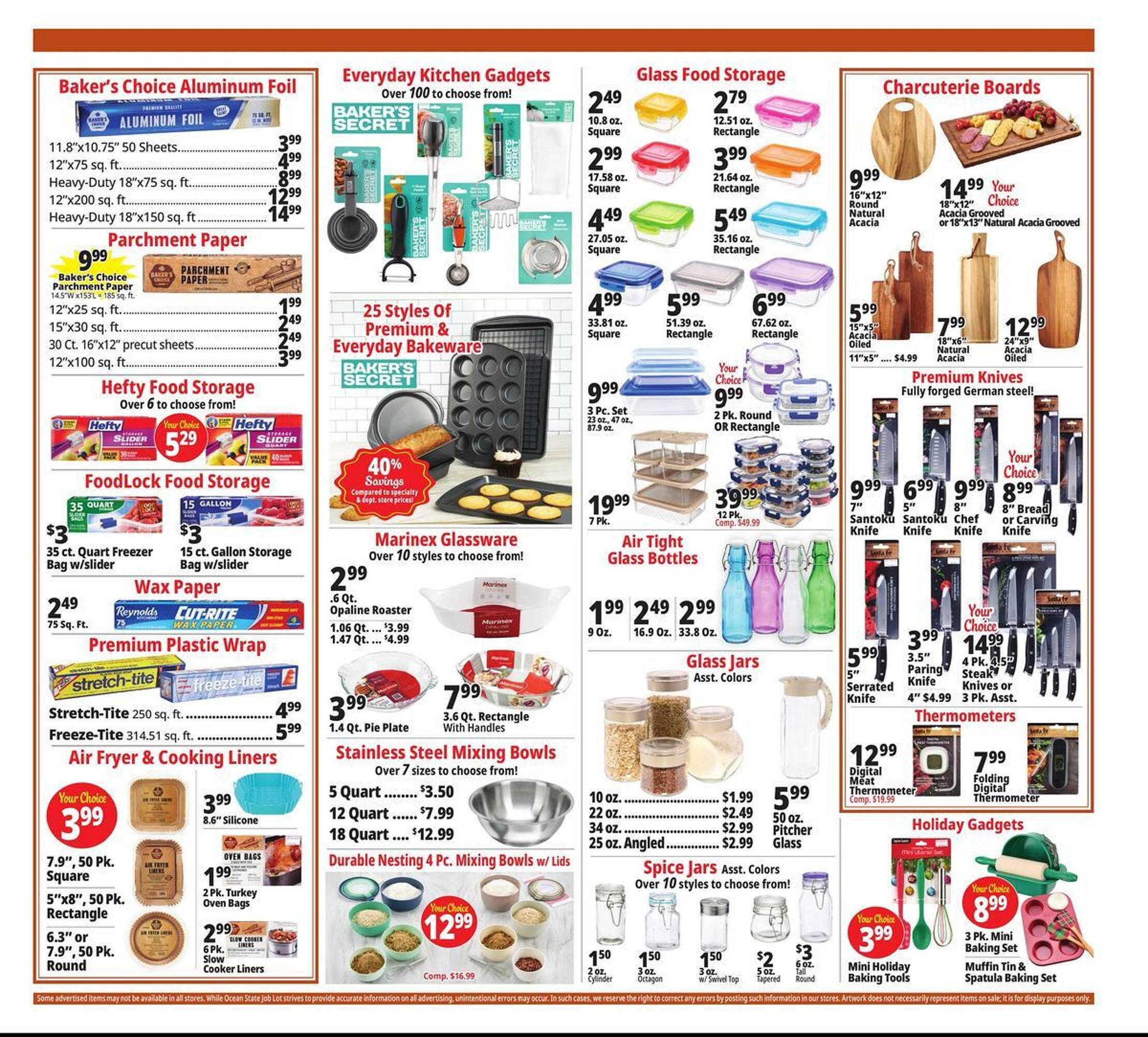 Ocean State Job Lot flyer