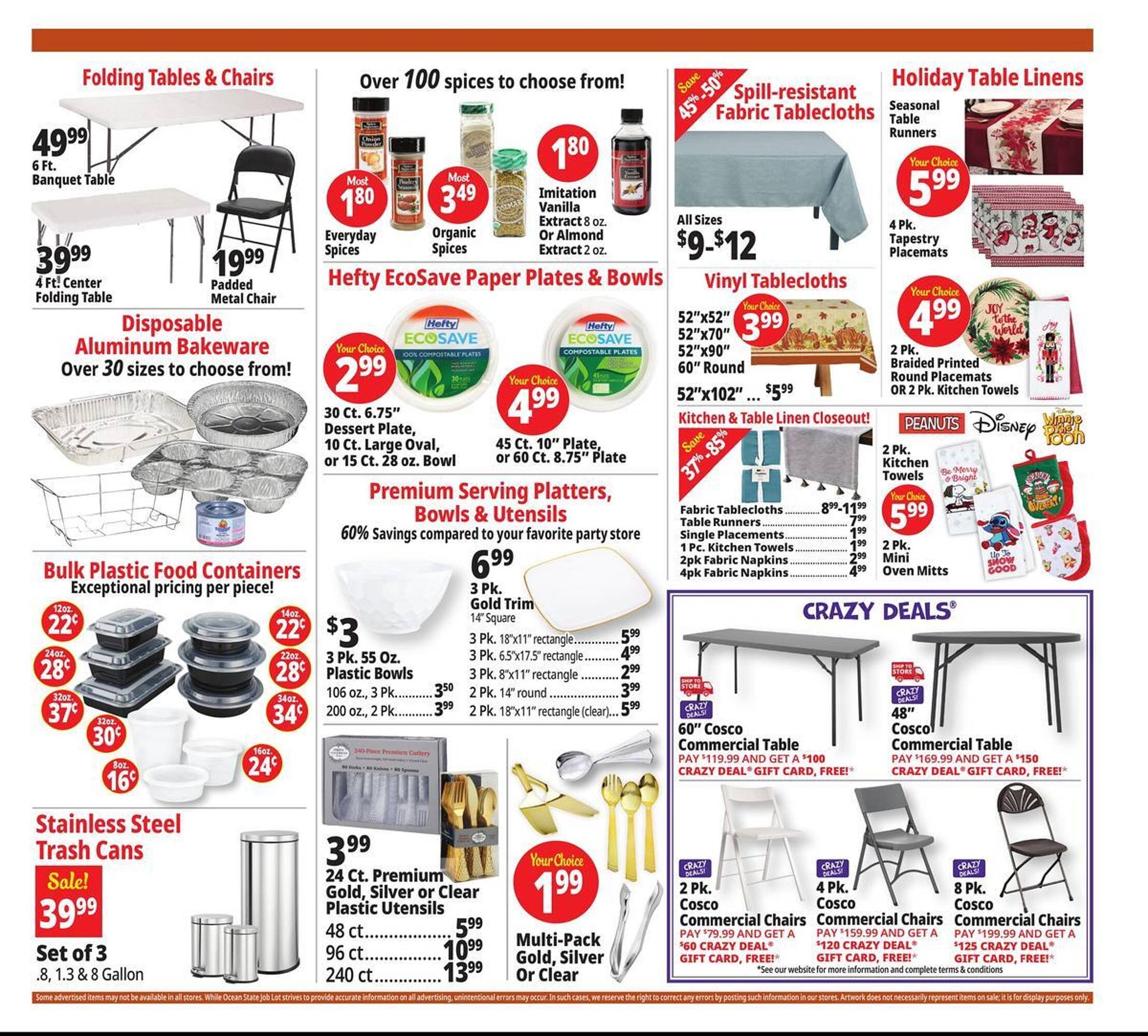 Ocean State Job Lot flyer