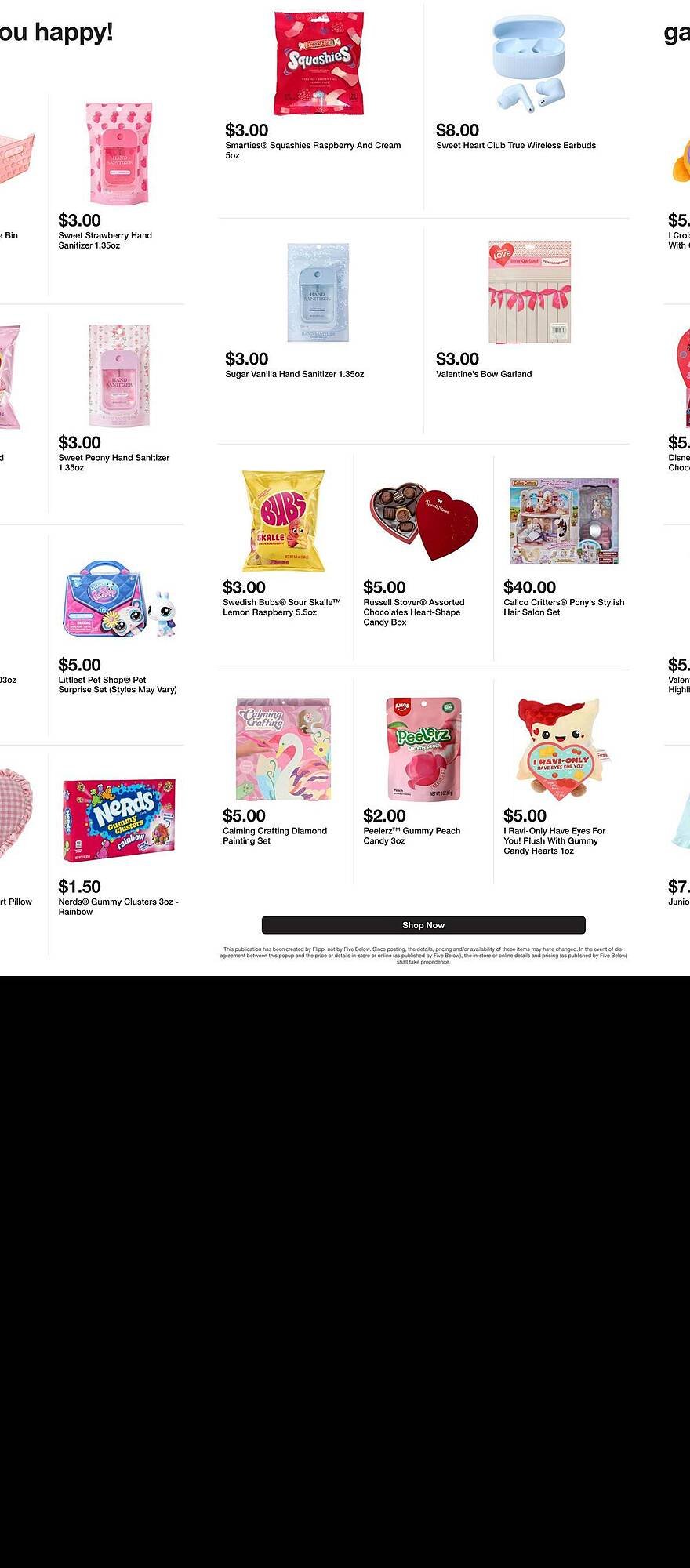 Five Below weekly ad