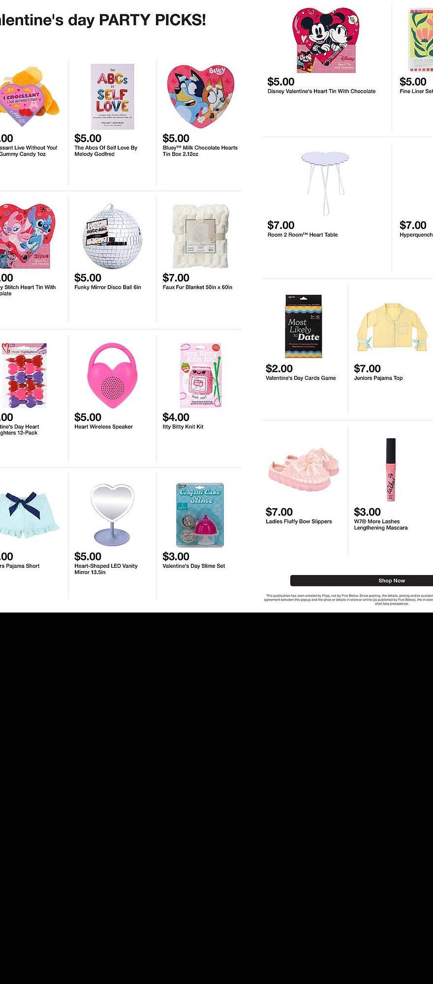 Five Below weekly ad