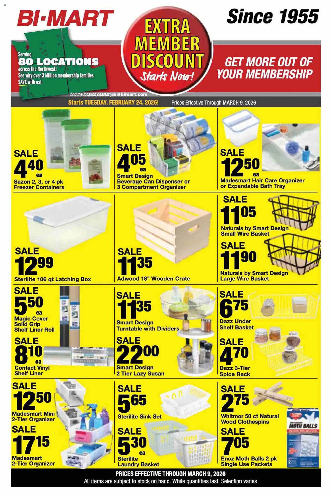 Bi-Mart weekly ad