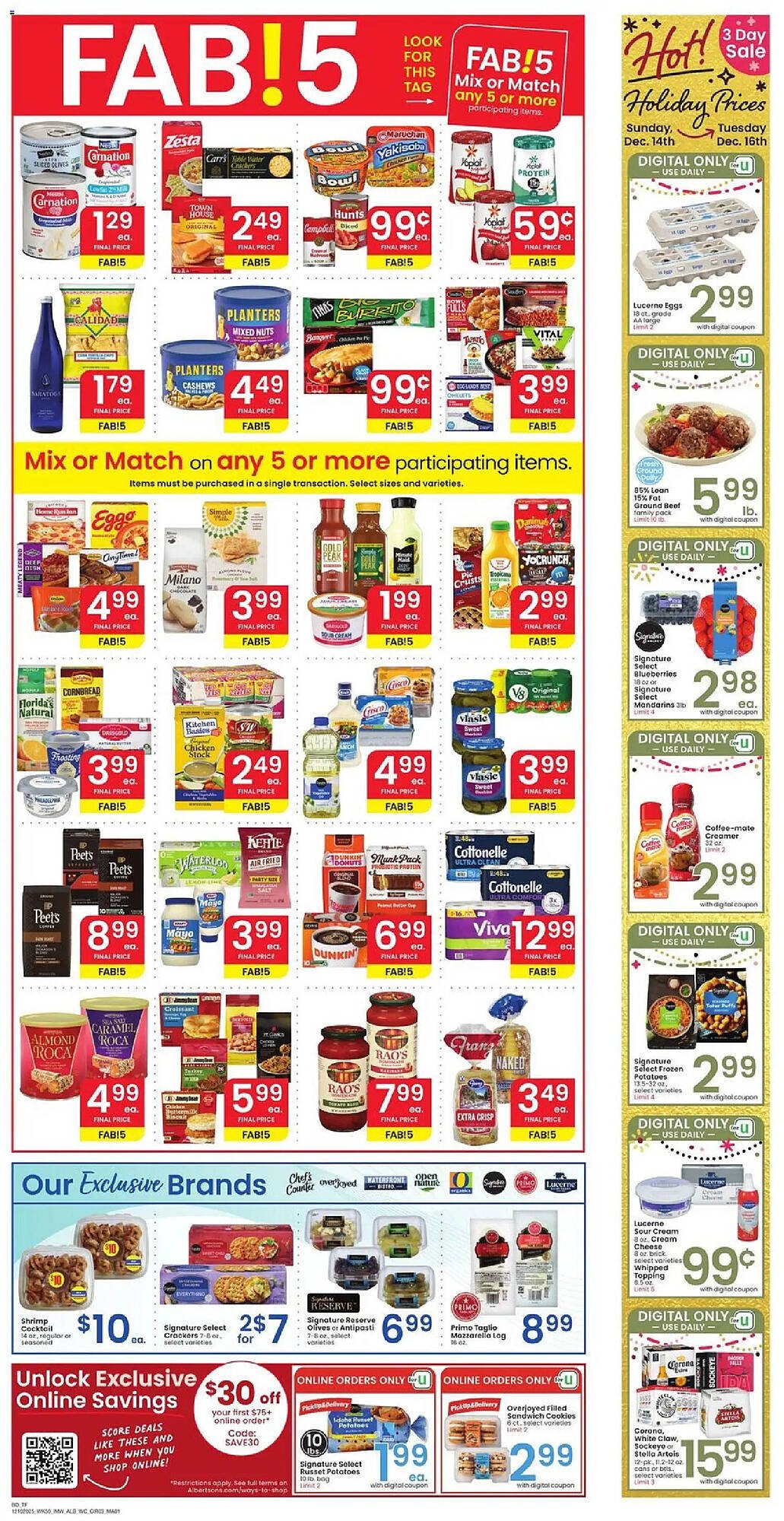 Albertsons weekly ad (2025-12-10 - 2025-12-16) | 2