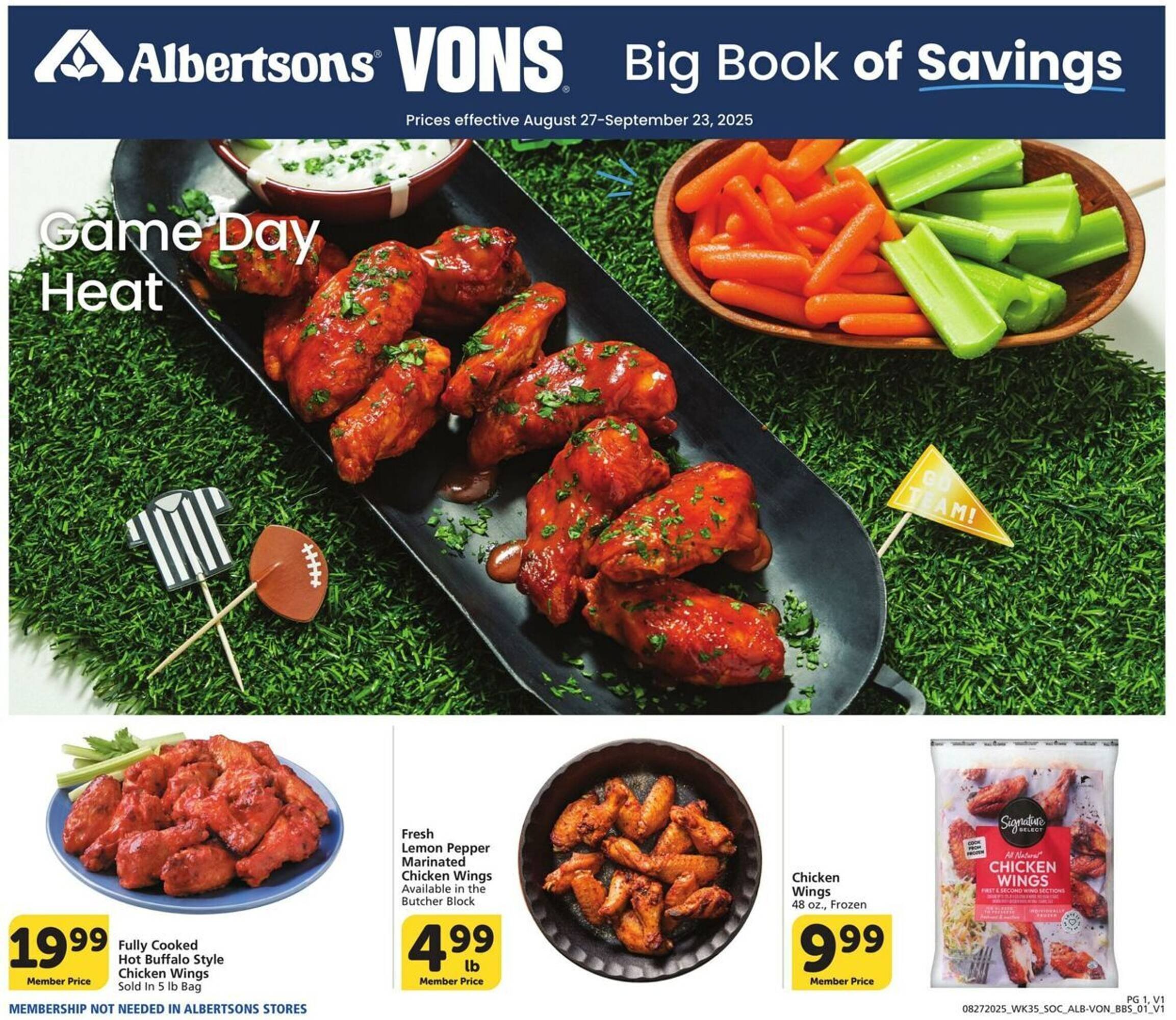 Vons Weekly Ad (2025-08-27 - 2025-09-23) | 1