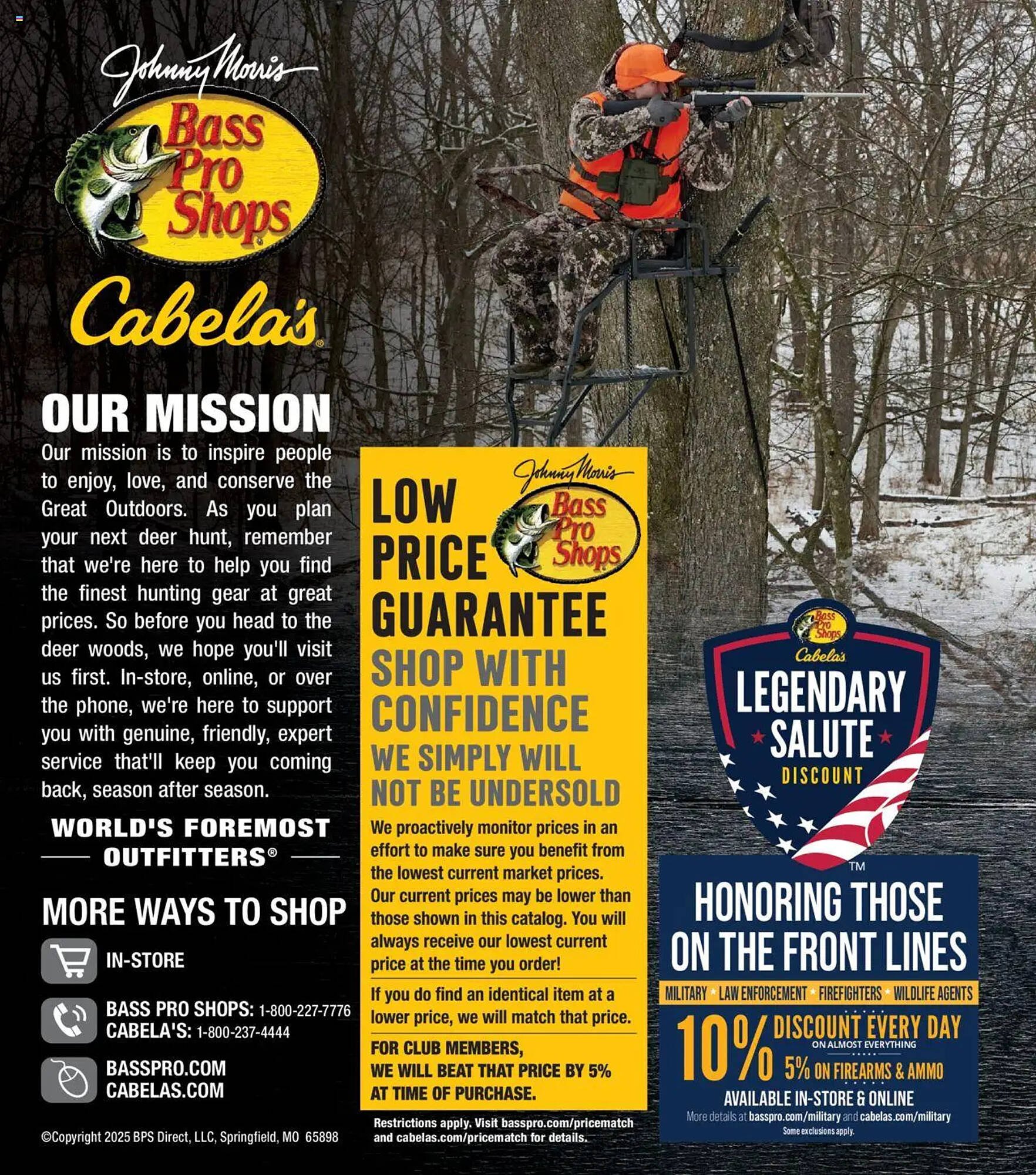 Cabela&#039;s weekly ad (2025-10-01 - 2026-01-02) | 2