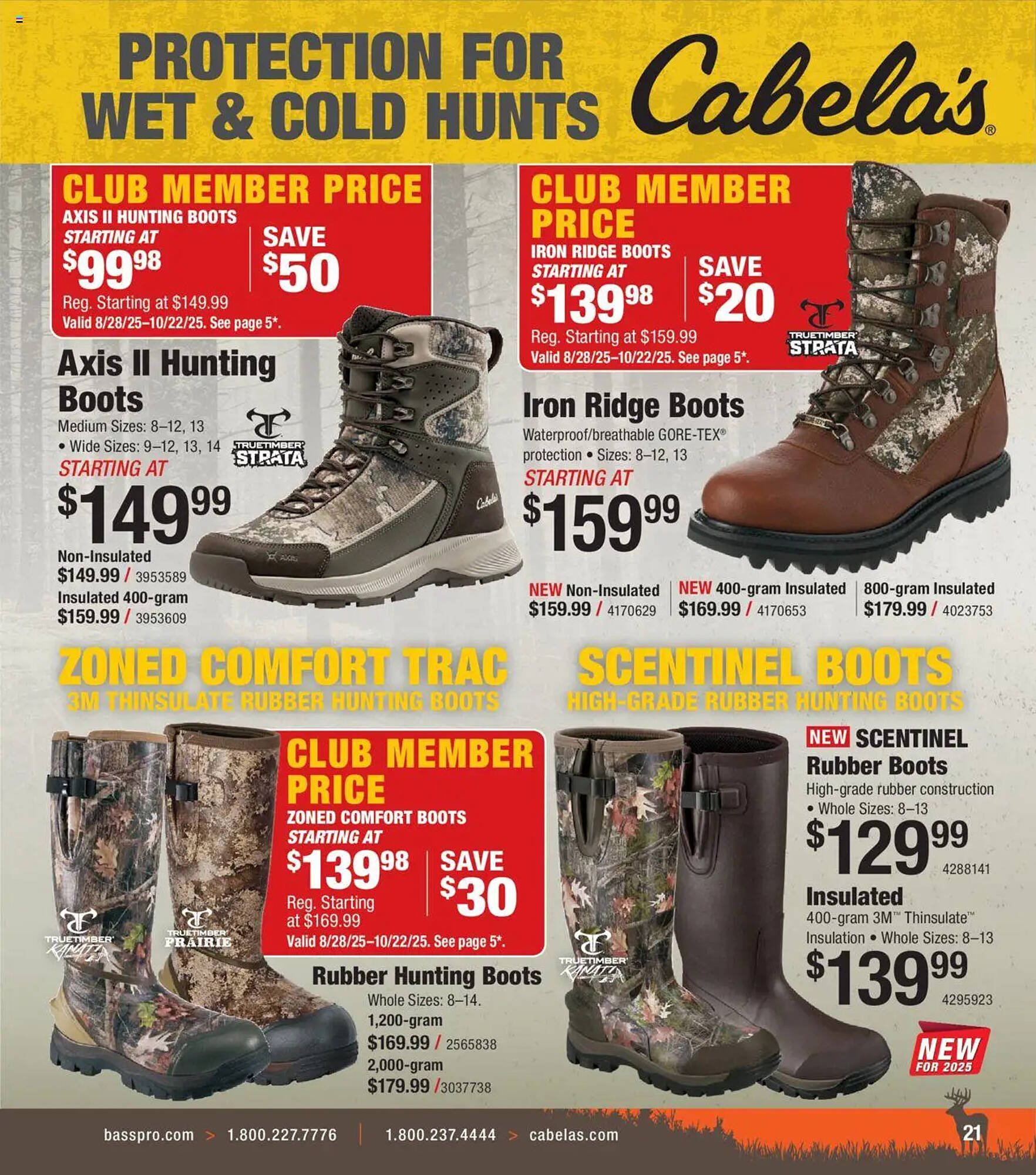 Cabela&#039;s weekly ad (2025-10-01 - 2026-01-02) | 21