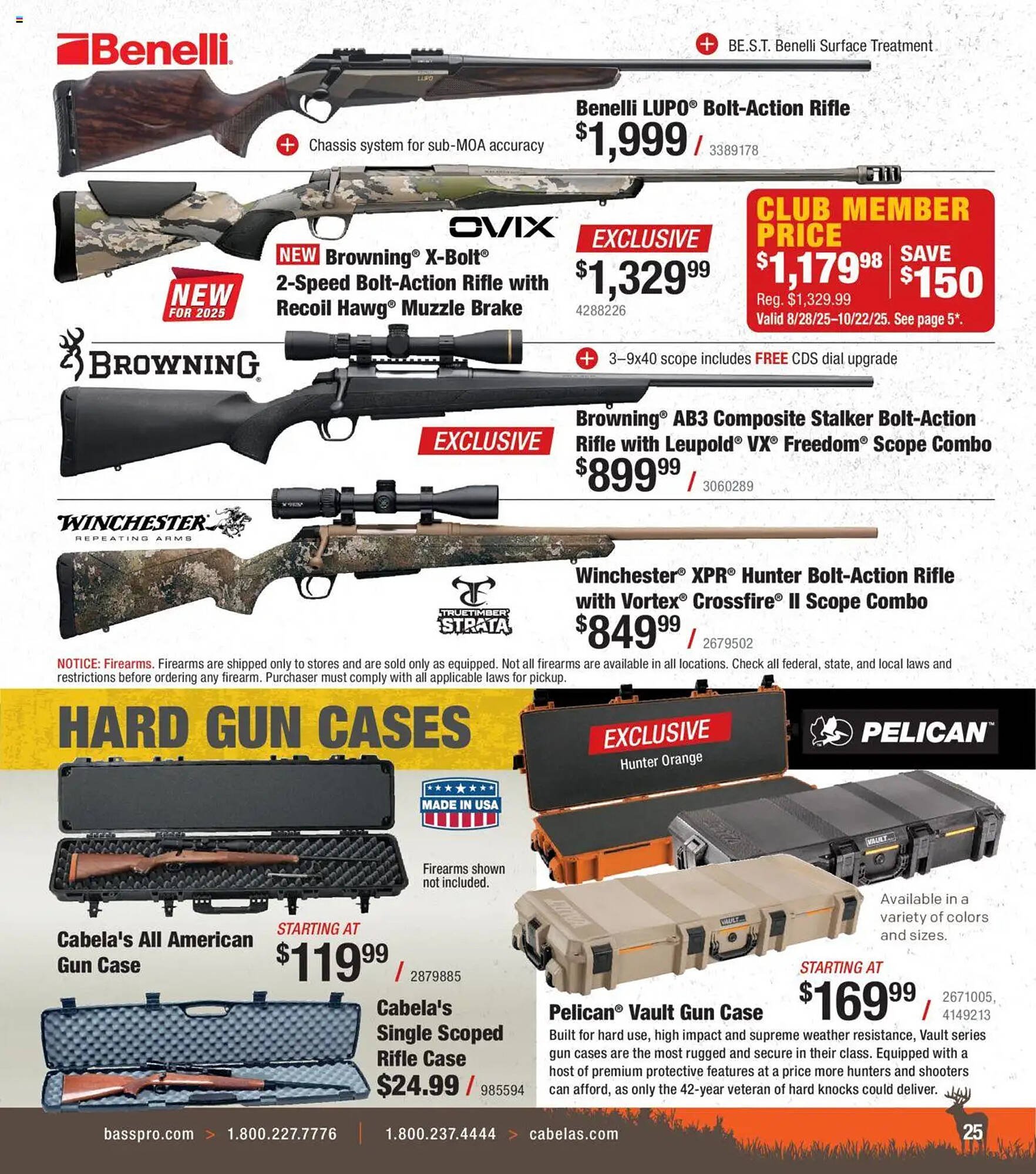 Cabela&#039;s weekly ad (2025-10-01 - 2026-01-02) | 25