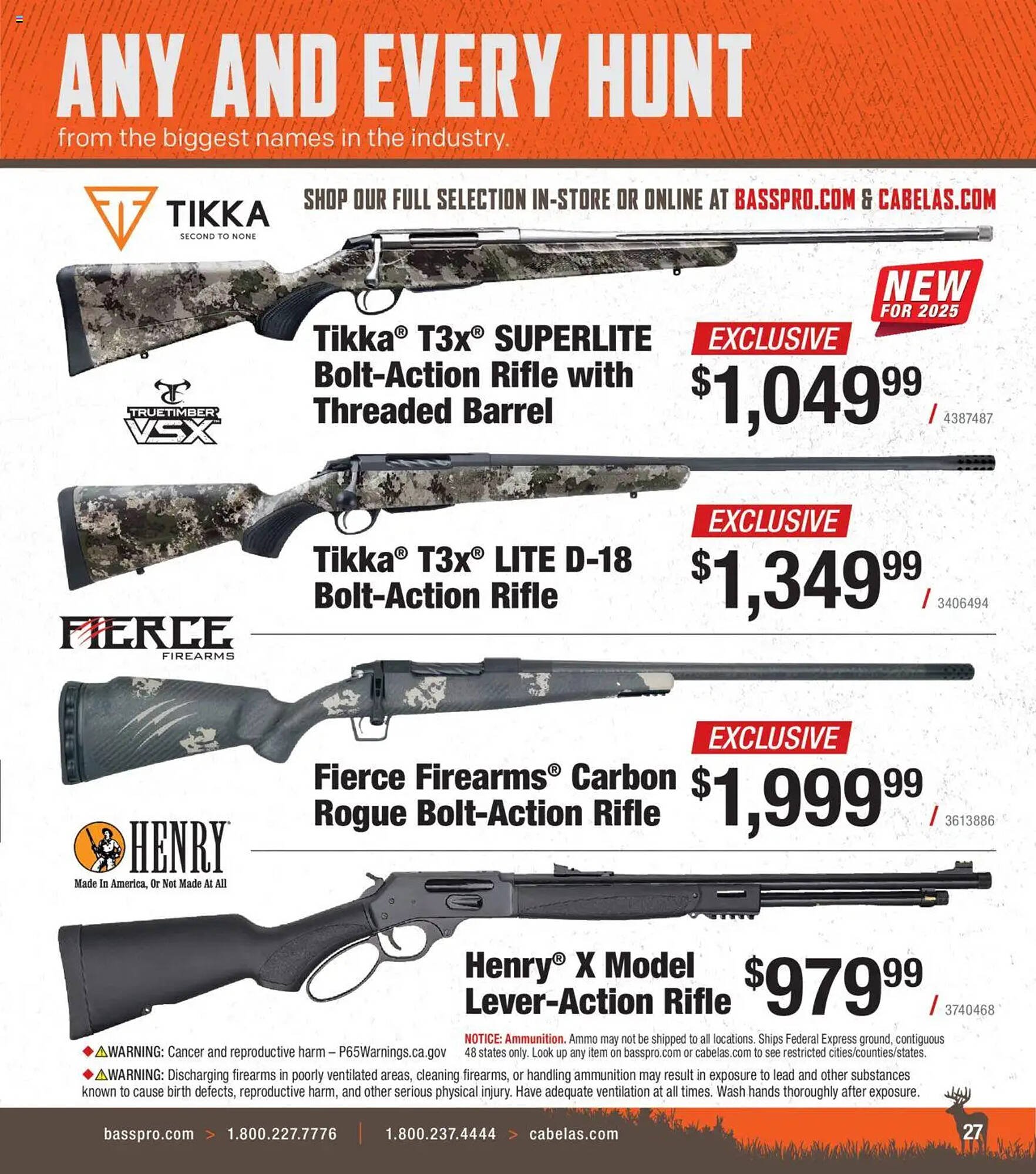 Cabela&#039;s weekly ad (2025-10-01 - 2026-01-02) | 27