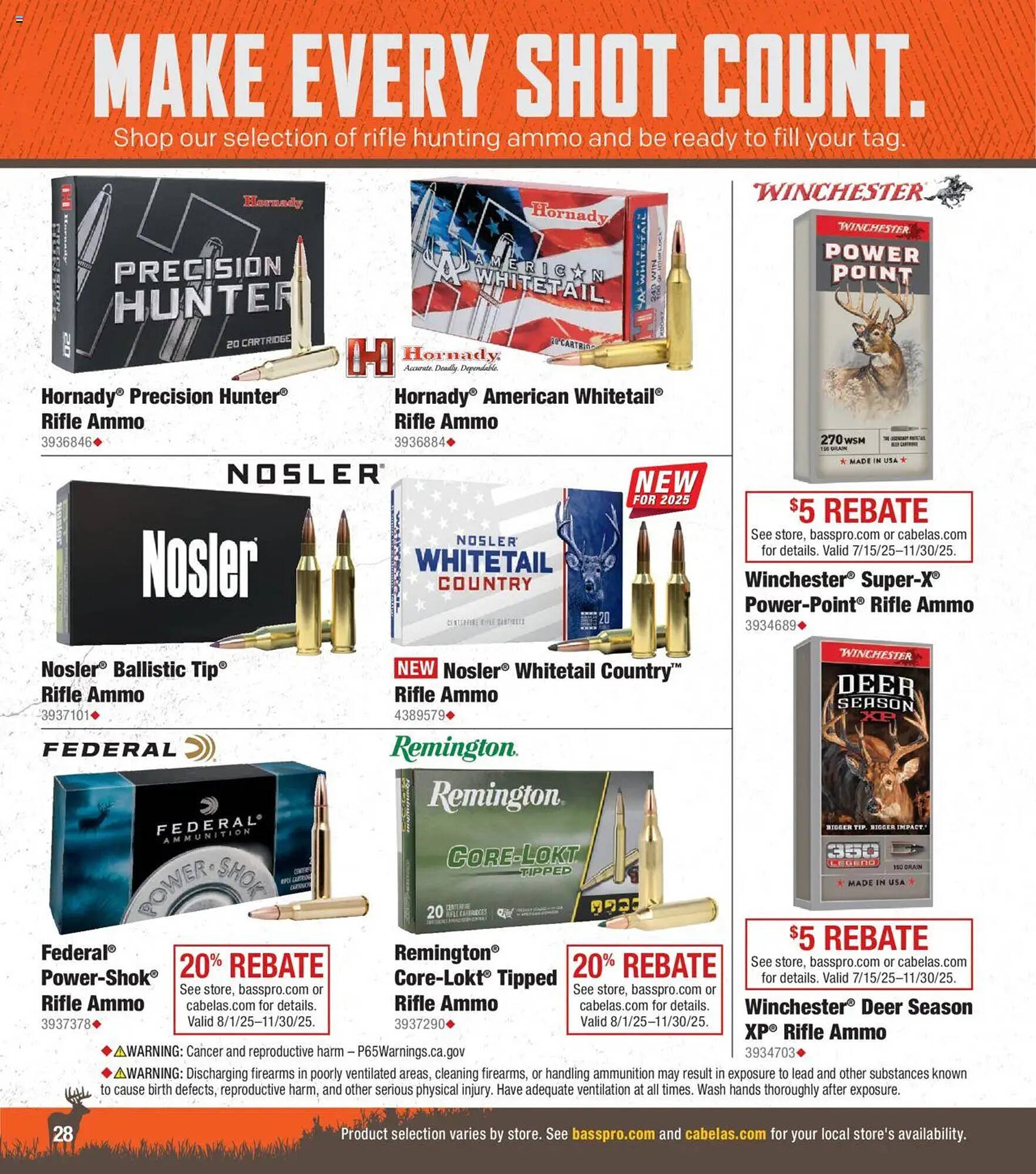 Cabela&#039;s weekly ad (2025-10-01 - 2026-01-02) | 28