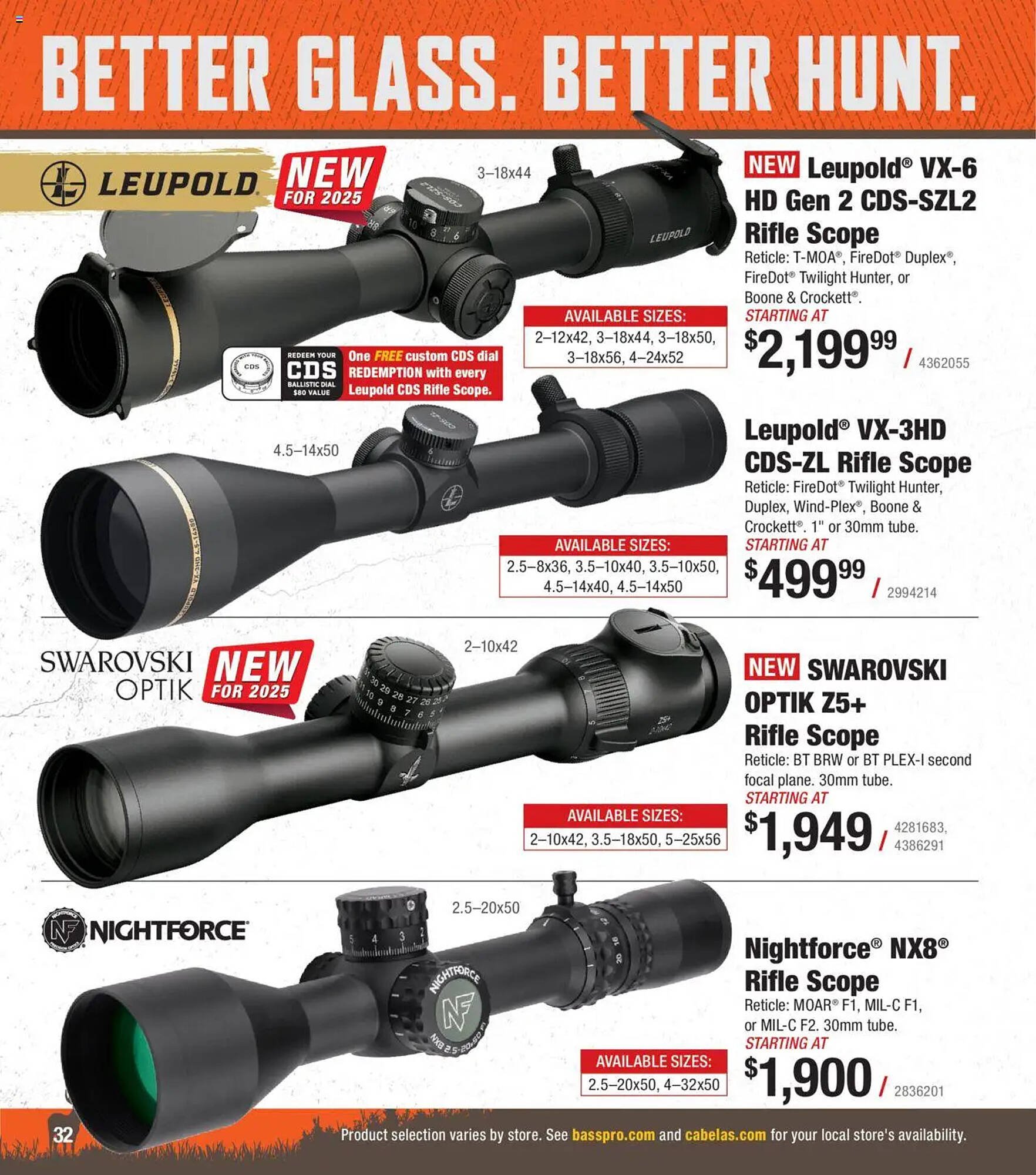 Cabela&#039;s weekly ad (2025-10-01 - 2026-01-02) | 32