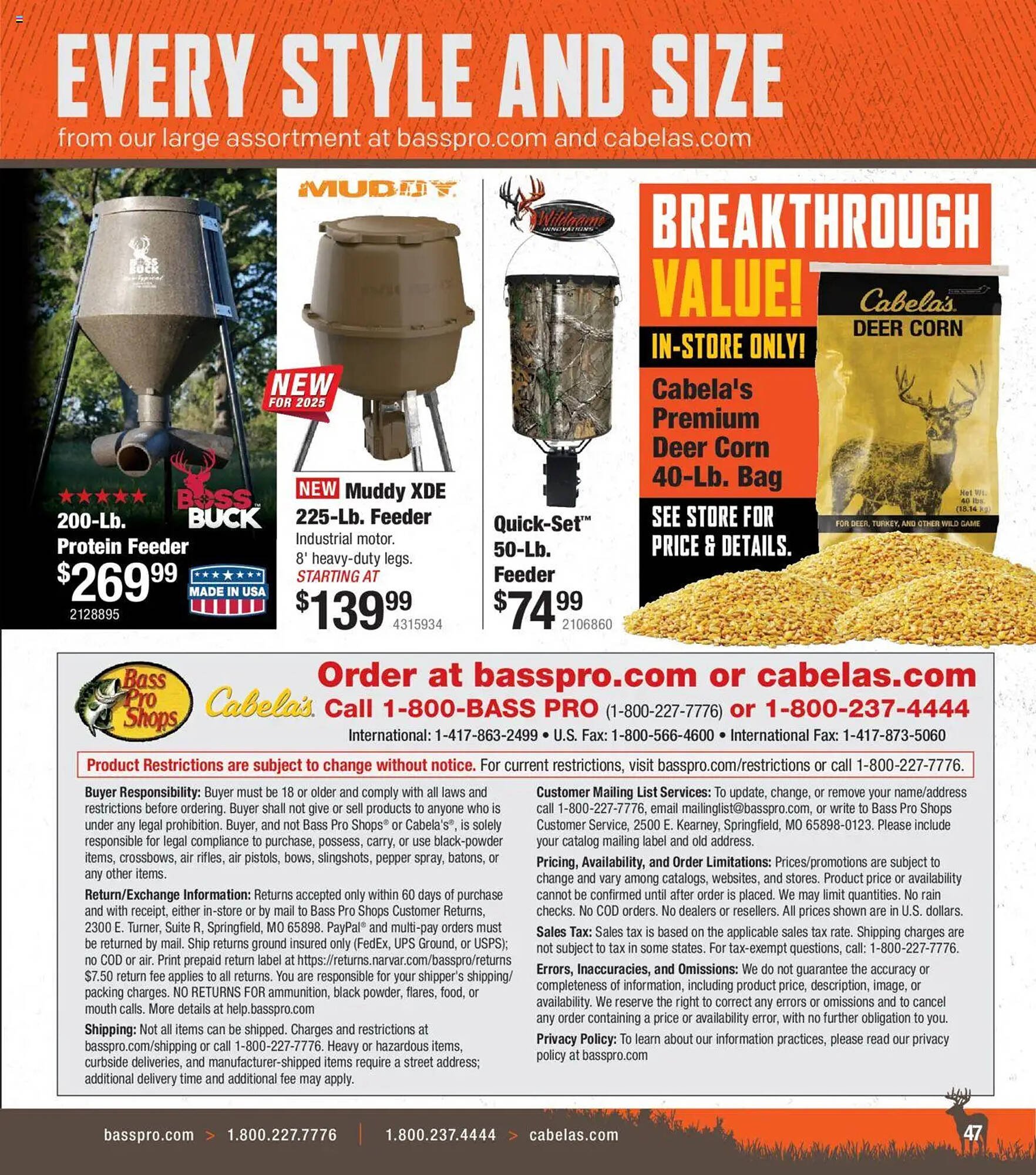 Cabela&#039;s weekly ad (2025-10-01 - 2026-01-02) | 47