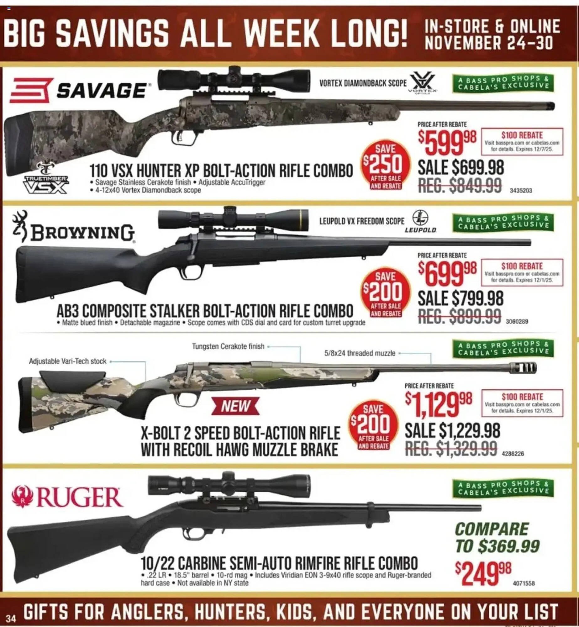 Cabela&#039;s weekly ad