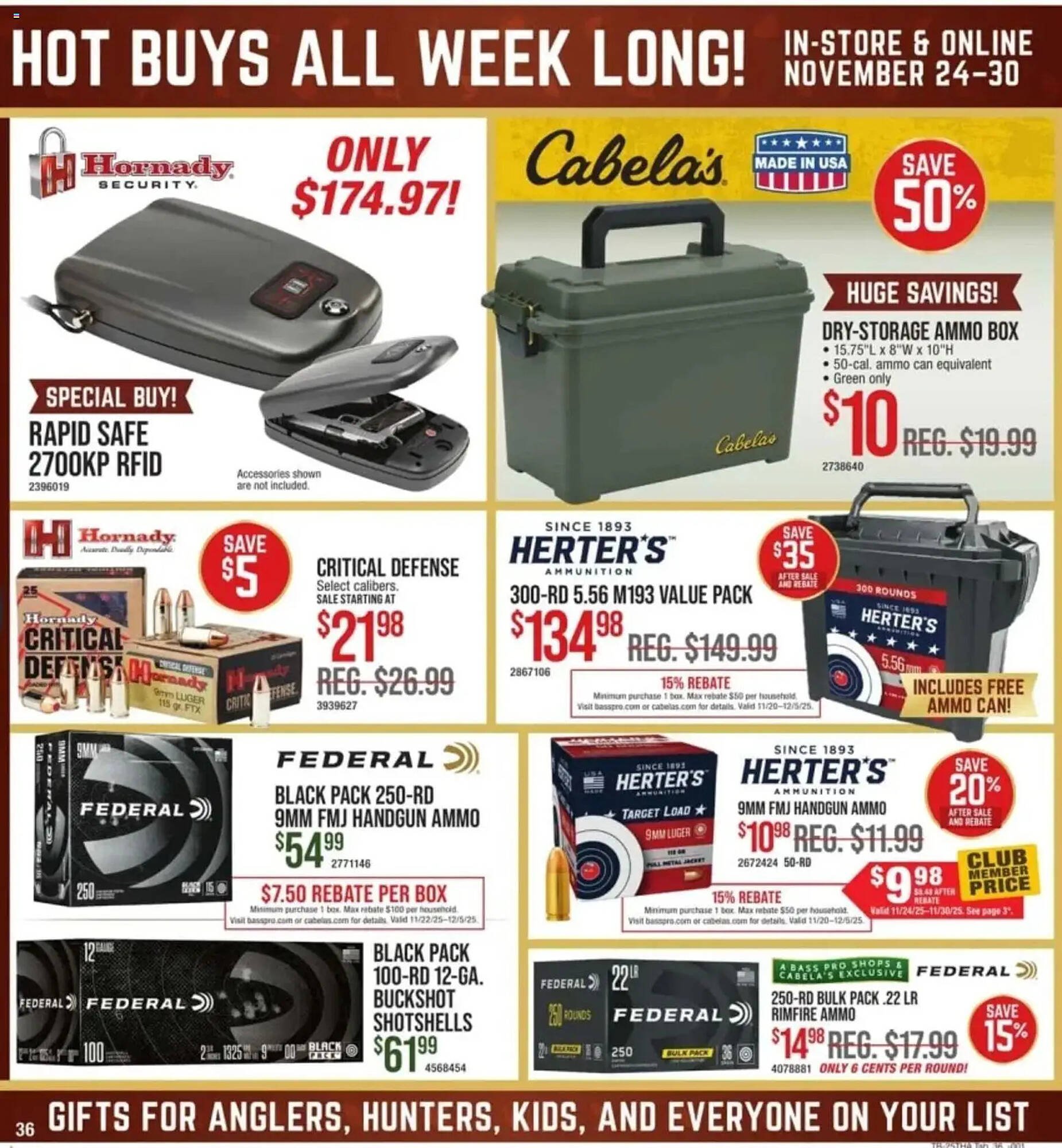 Cabela&#039;s weekly ad