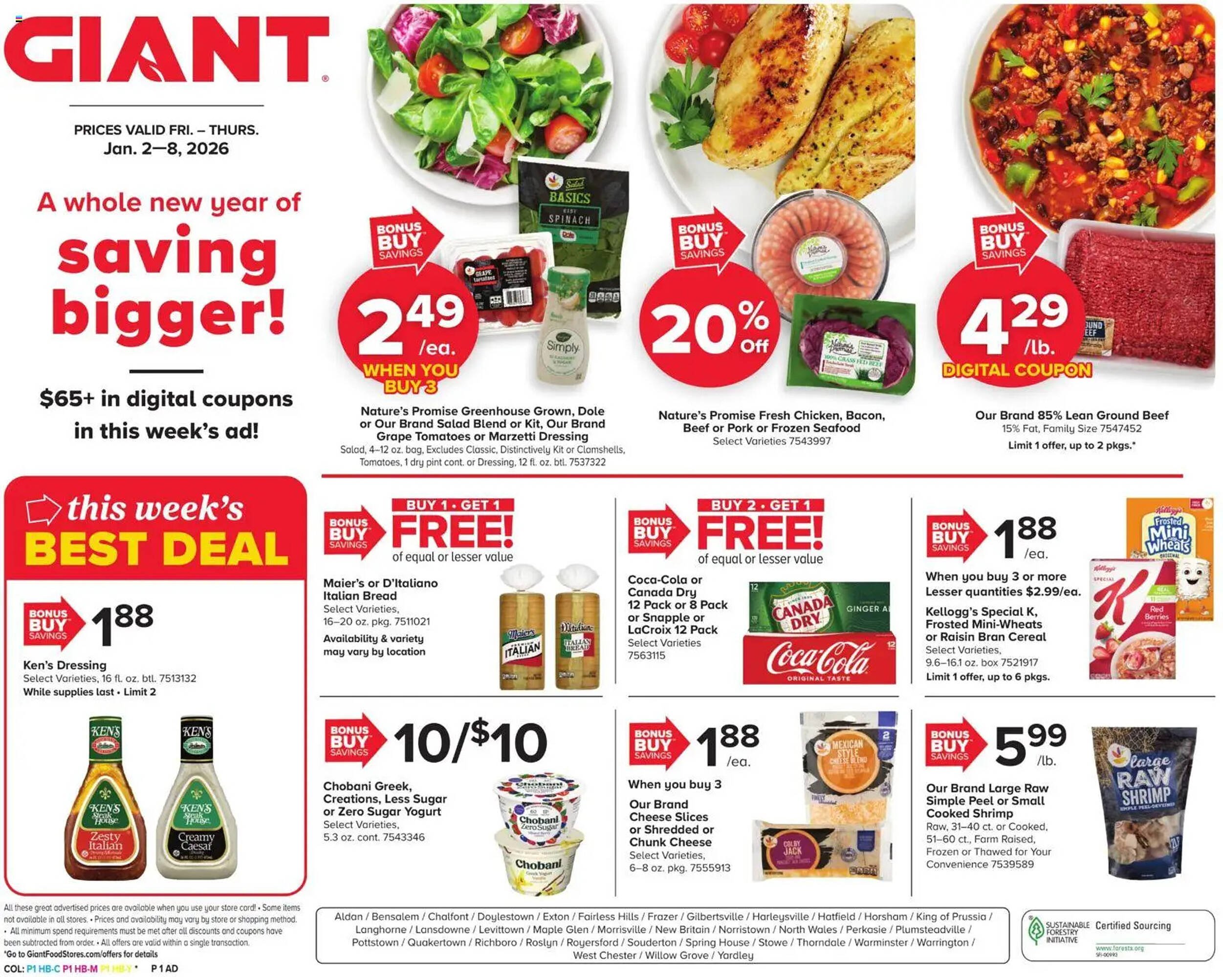 GIANT weekly ad