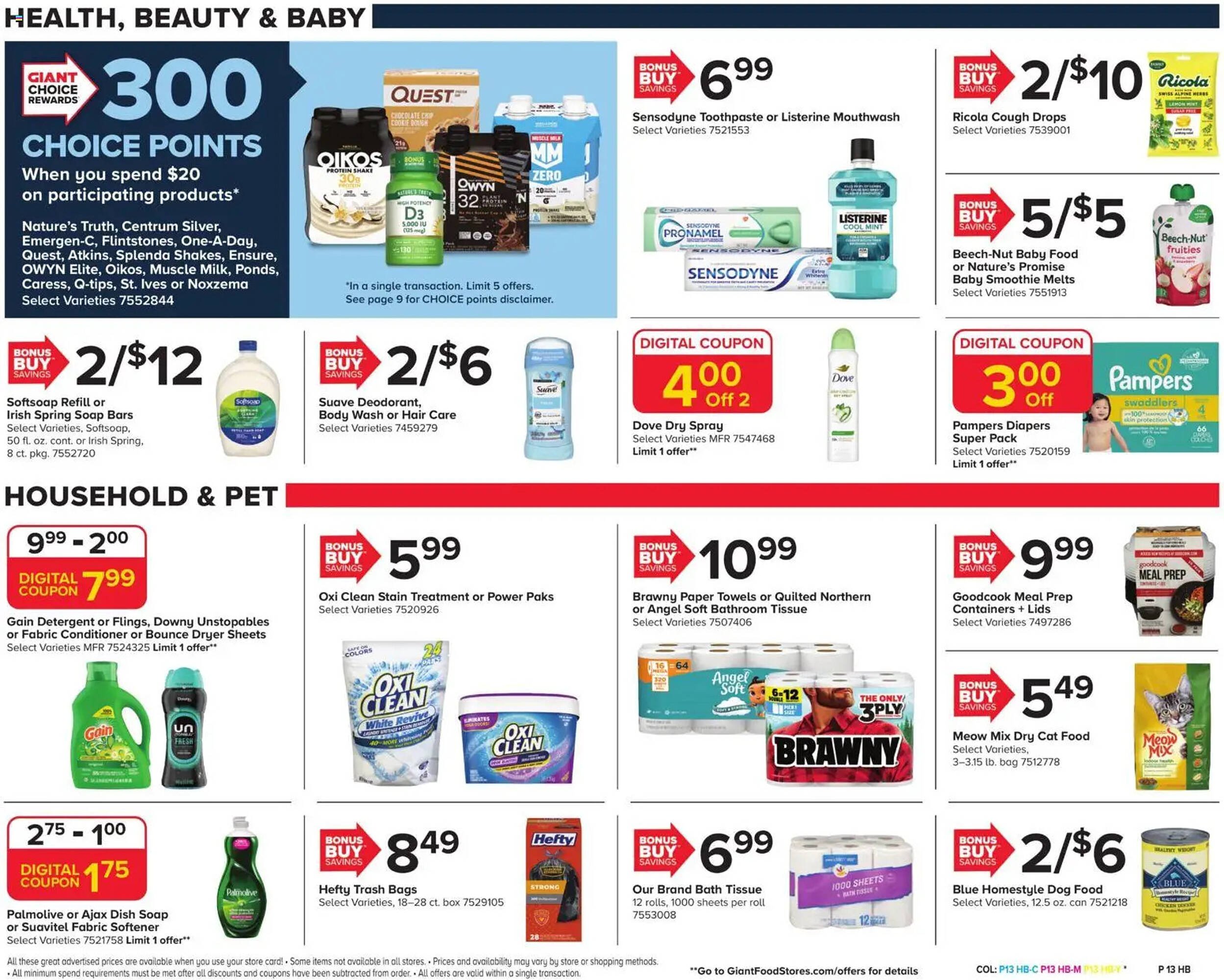 GIANT weekly ad