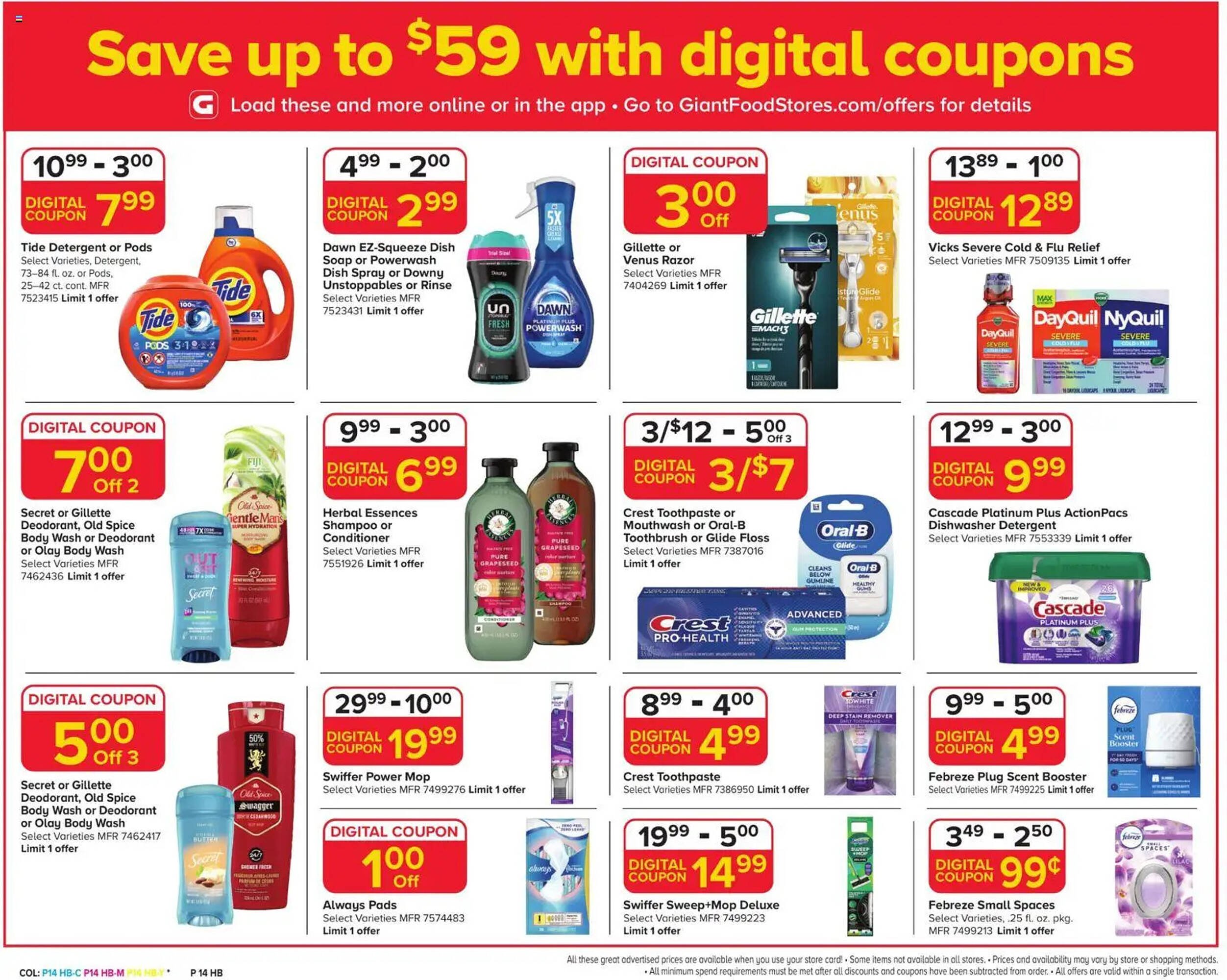 GIANT weekly ad