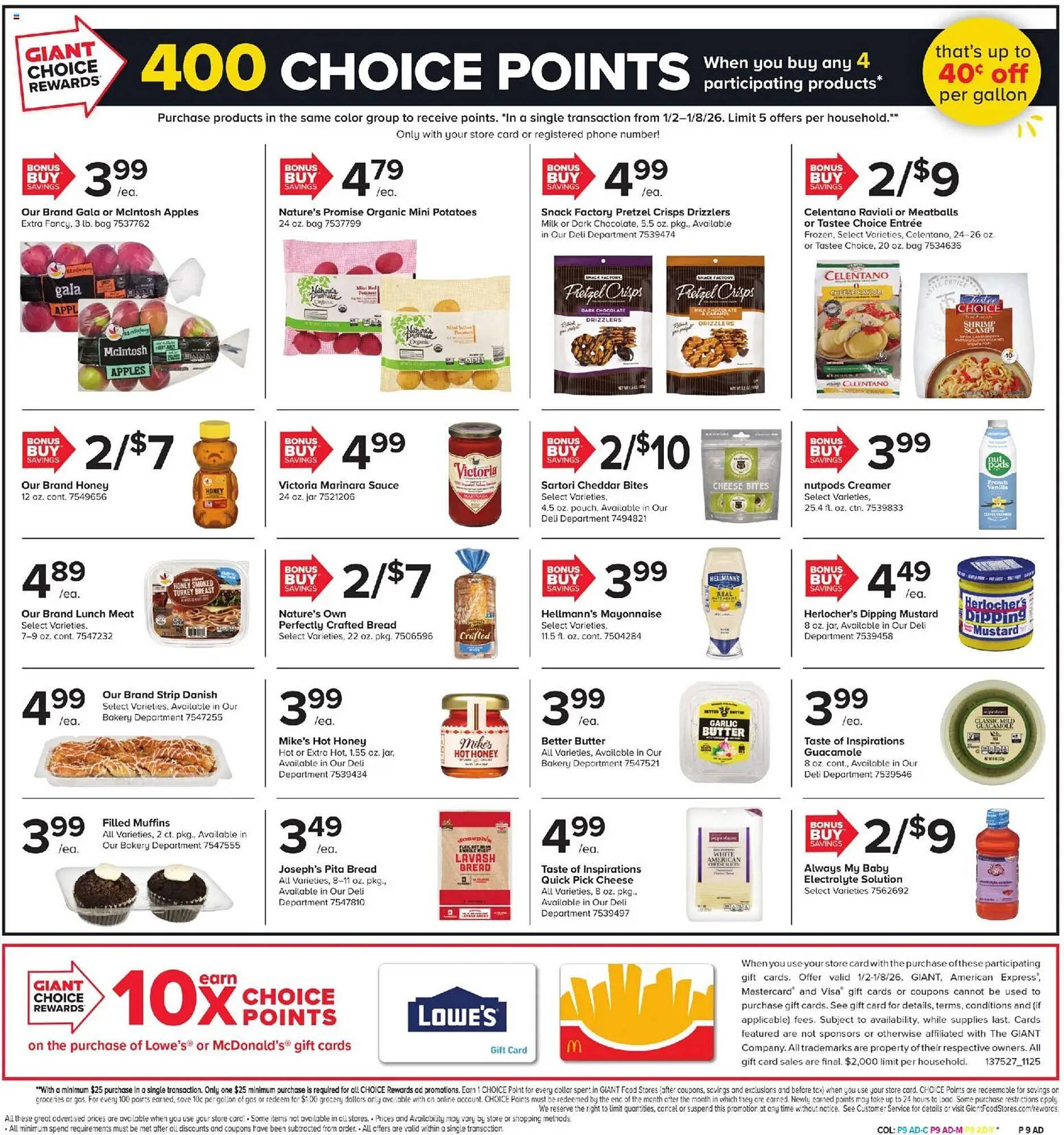 GIANT weekly ad