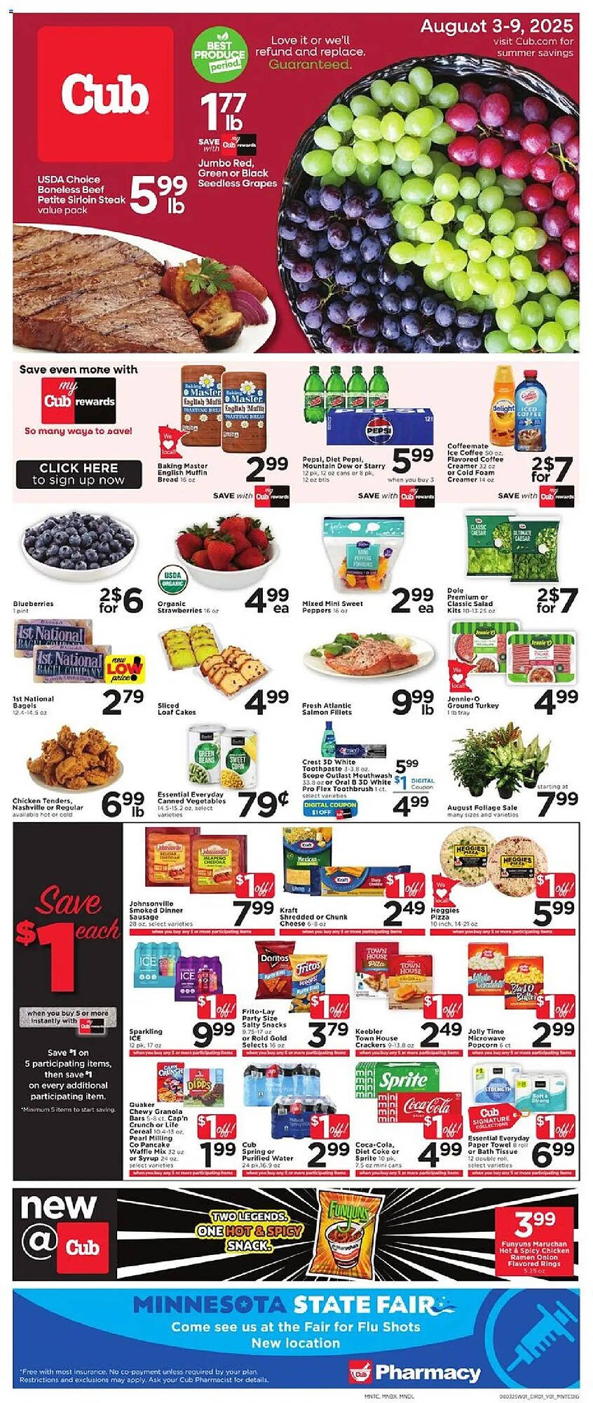 Cub Foods Weekly Ad (2025-08-03 - 2025-08-09) | 1