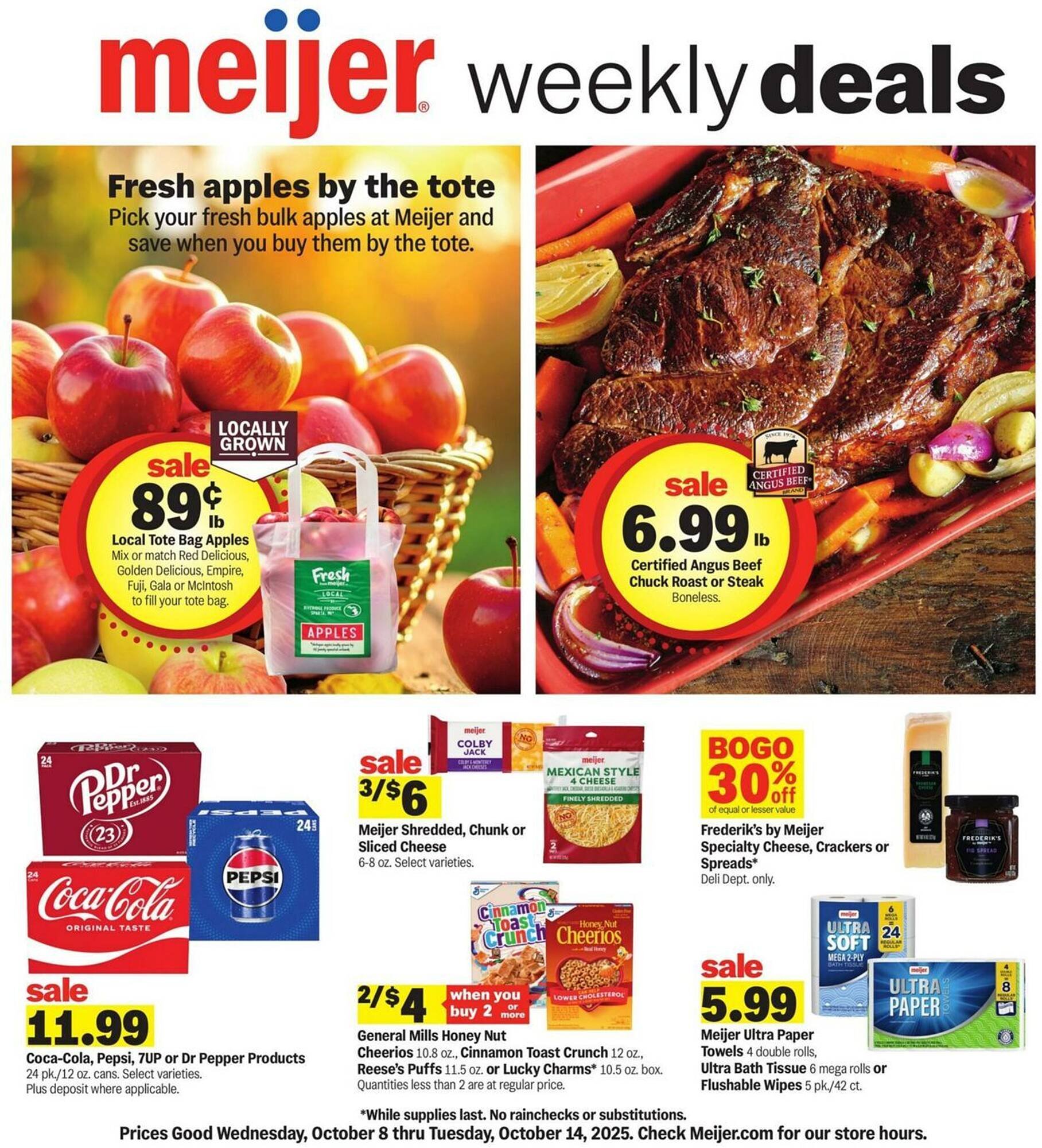 Meijer weekly ad (2025-10-08 - 2025-10-14) | 1