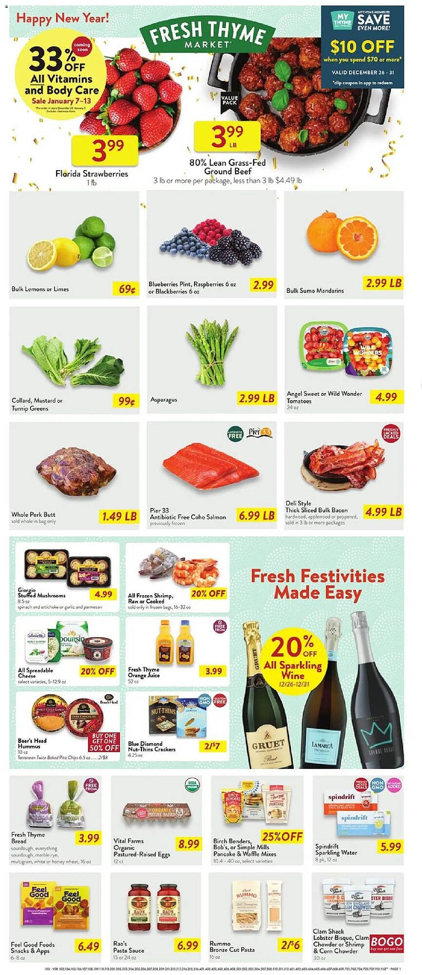 Fresh Thyme weekly ad