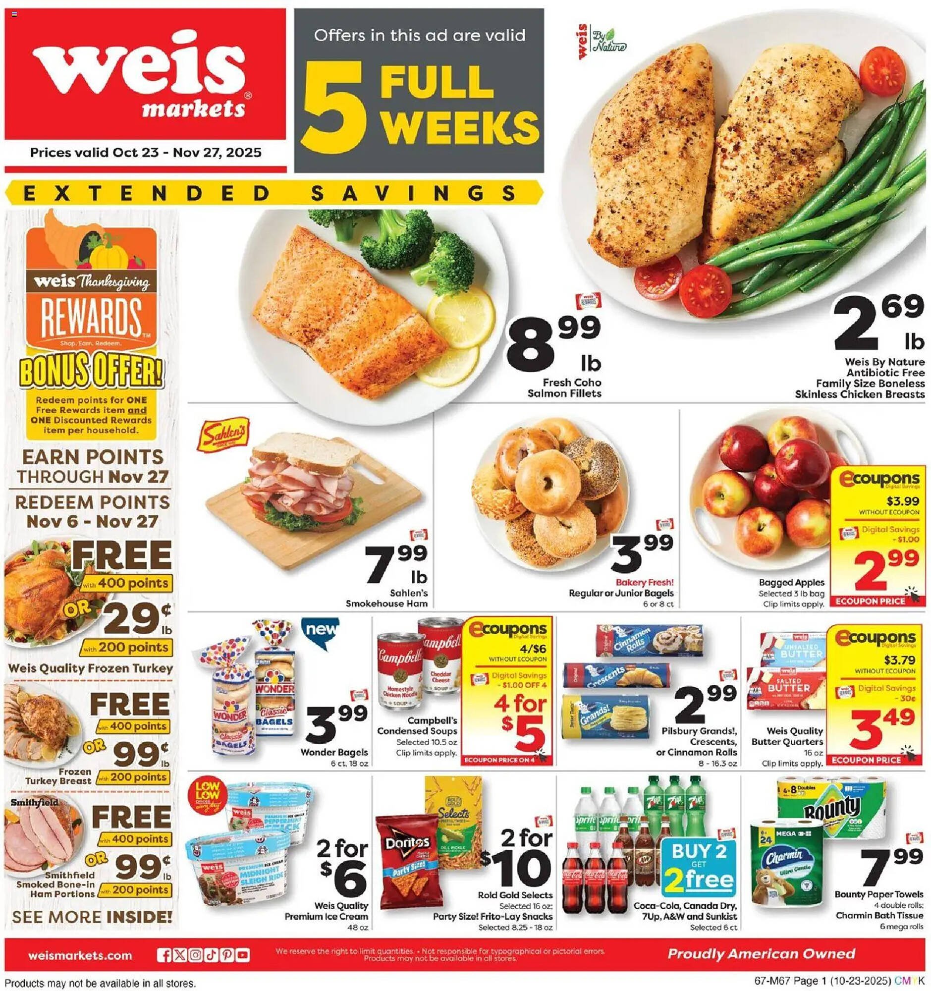 Weis Markets weekly ad