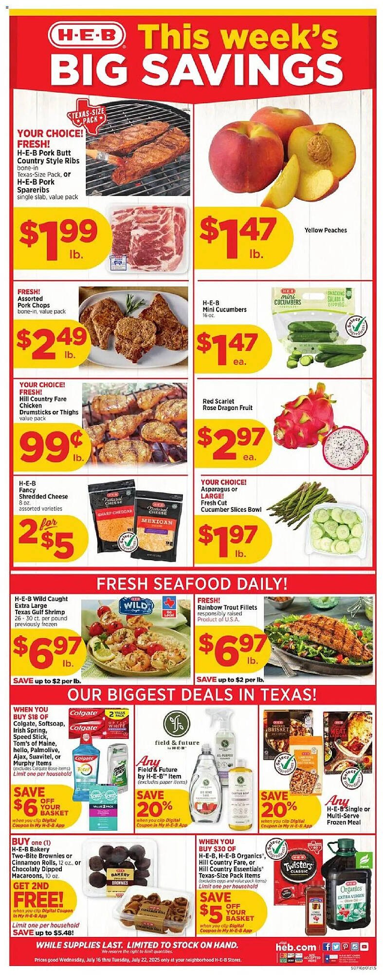 H-E-B Weekly Ad (2025-07-16 - 2025-07-22) | 1
