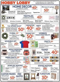 Hobby Lobby weekly ad