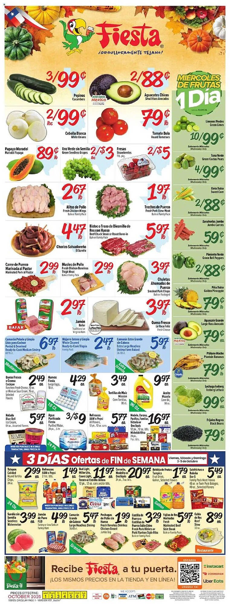 Fiesta Mart weekly ad (2025-10-01 - 2025-10-08) | 1