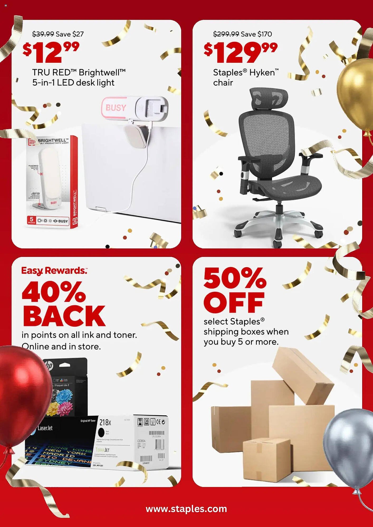 Staples weekly ad