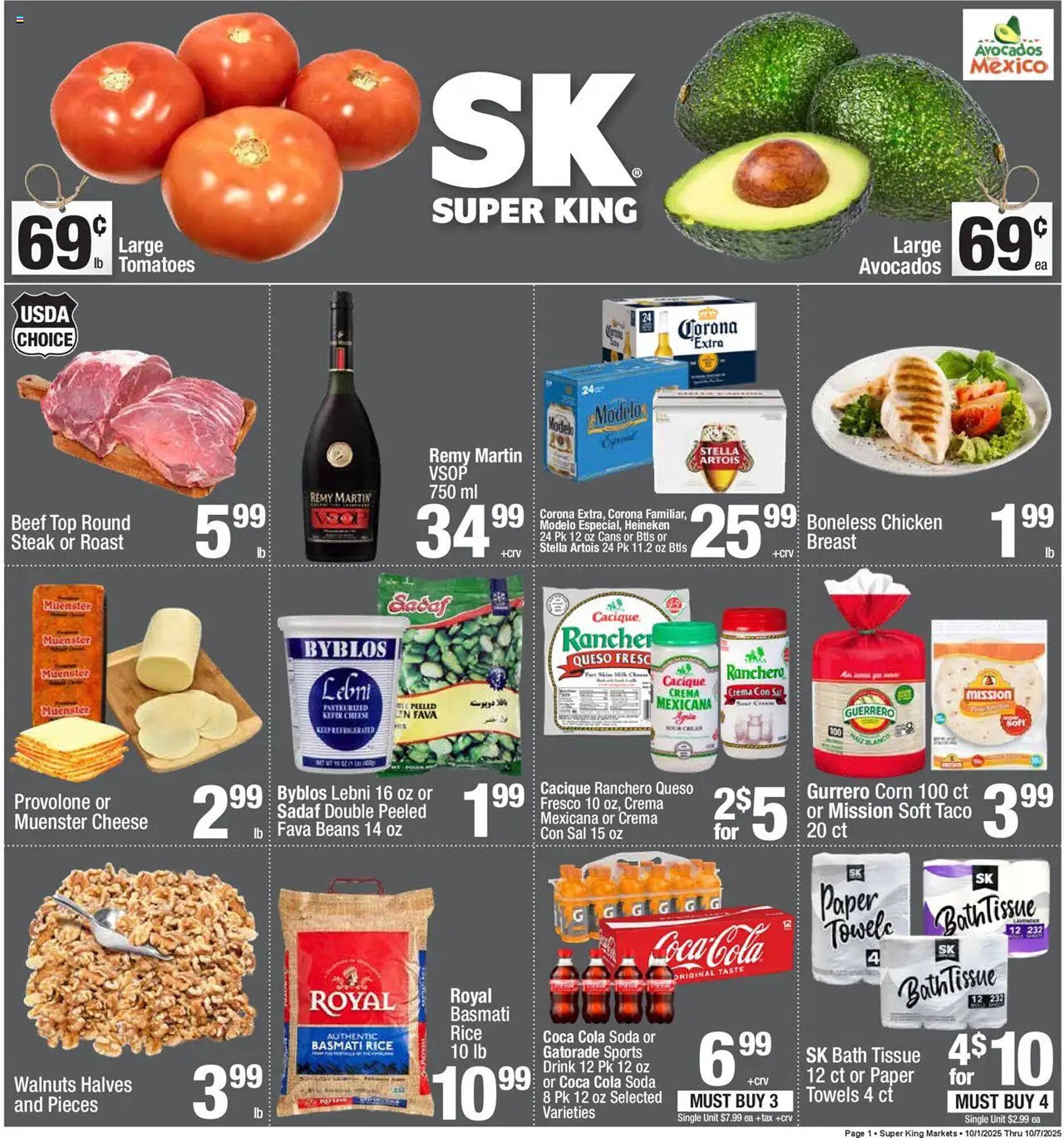 Super King Markets weekly ad (2025-10-01 - 2025-10-08) | 1