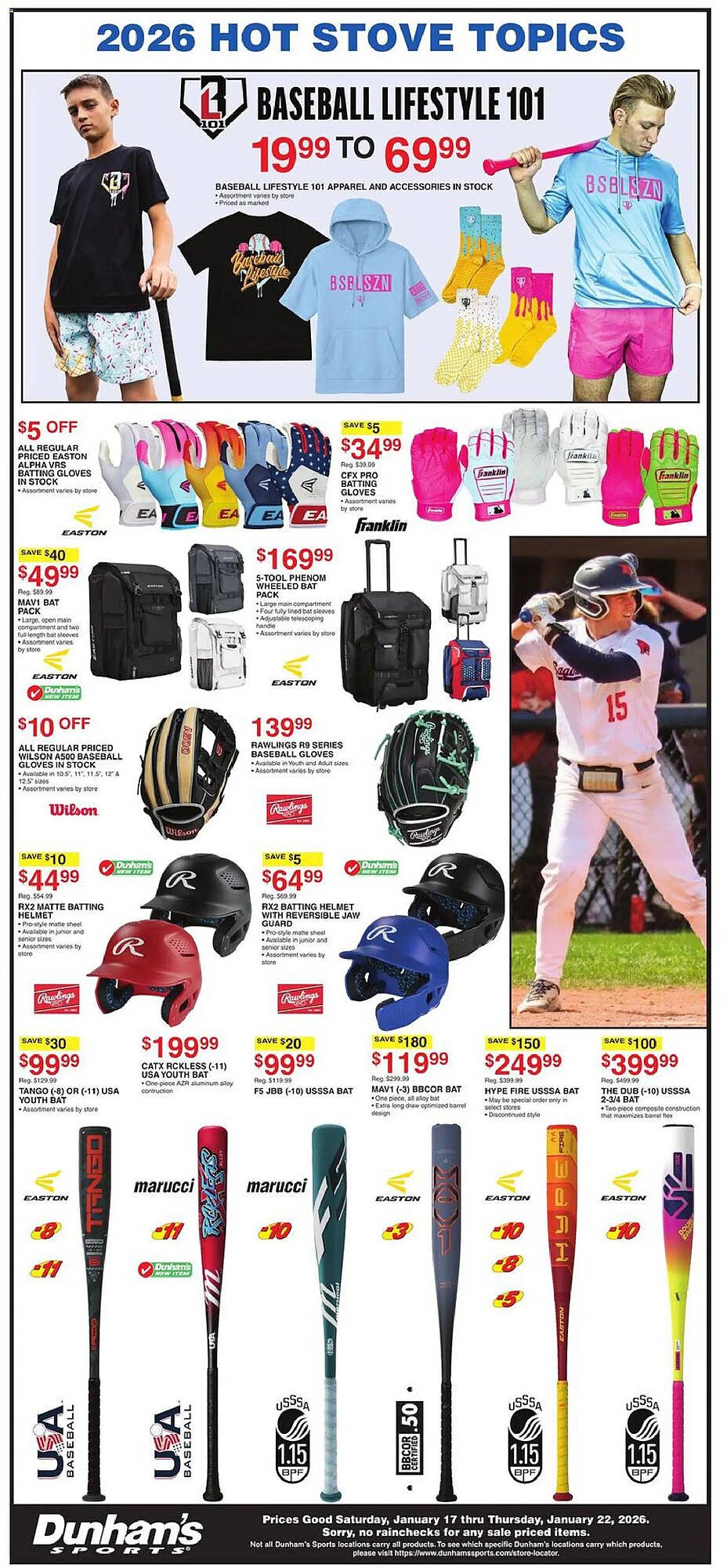 Dunham's Sports weekly ad